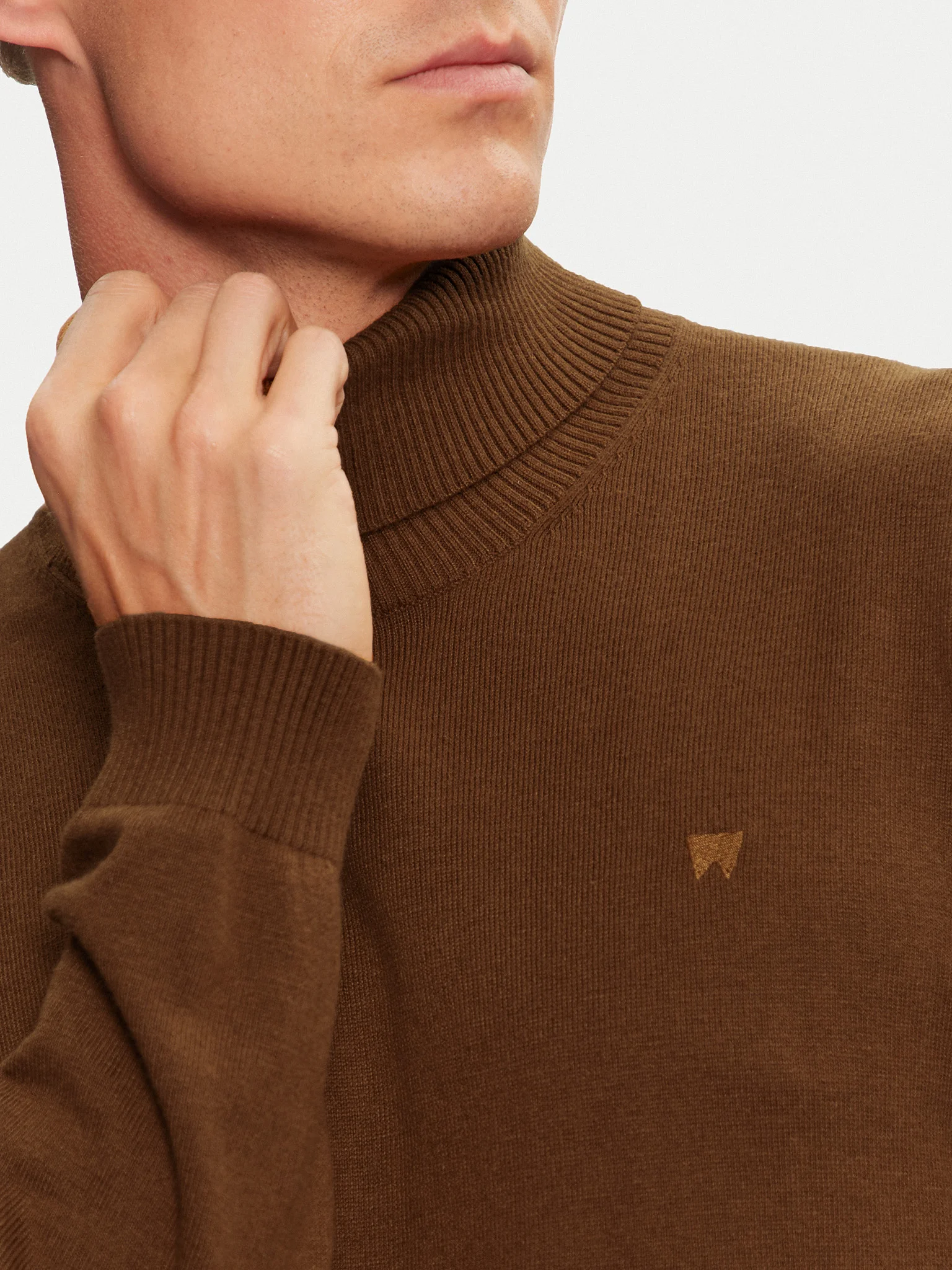 Wrangler - Turtleneck / Monks Robe - Elegáns Férfi pulóver