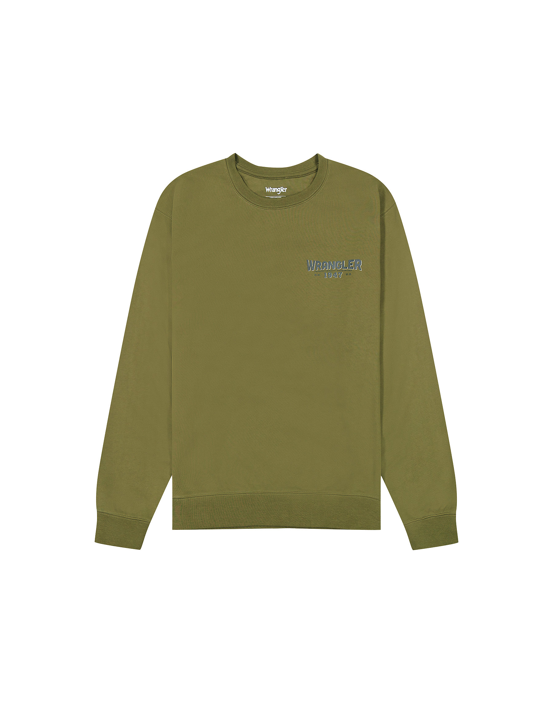 Wrangler - Casey Jones Sweatshirt / Ivy Green - Férfi pulóver