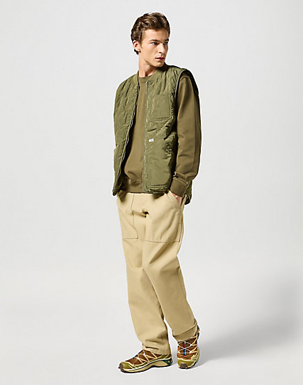 Wrangler - Casey Jones Sweatshirt / Ivy Green - Férfi pulóver