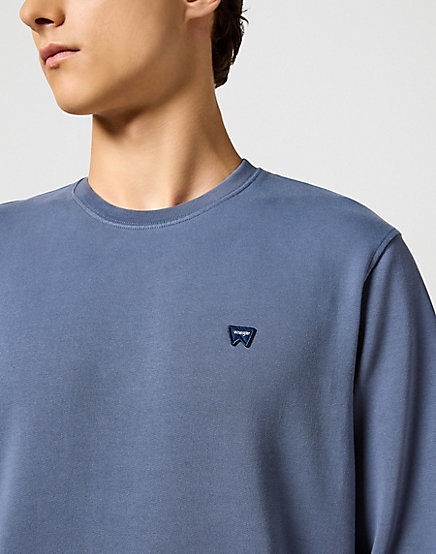 Wrangler - Sign Off Crew / Grisaille - Férfi pulóver