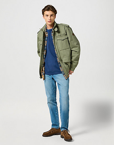 Wrangler - Graphic Tee / Navy - Férfi póló