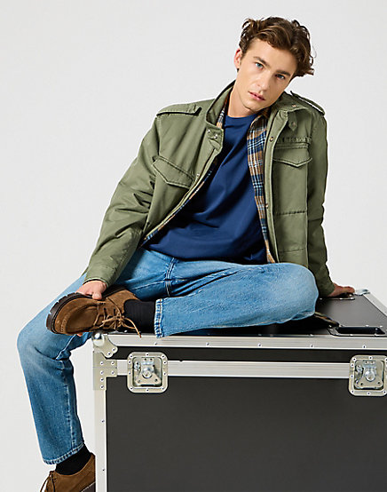 Wrangler - Graphic Tee / Navy - Férfi póló