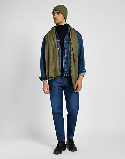 Lee - Turtle Neck / Black - Elegáns Férfi pulóver