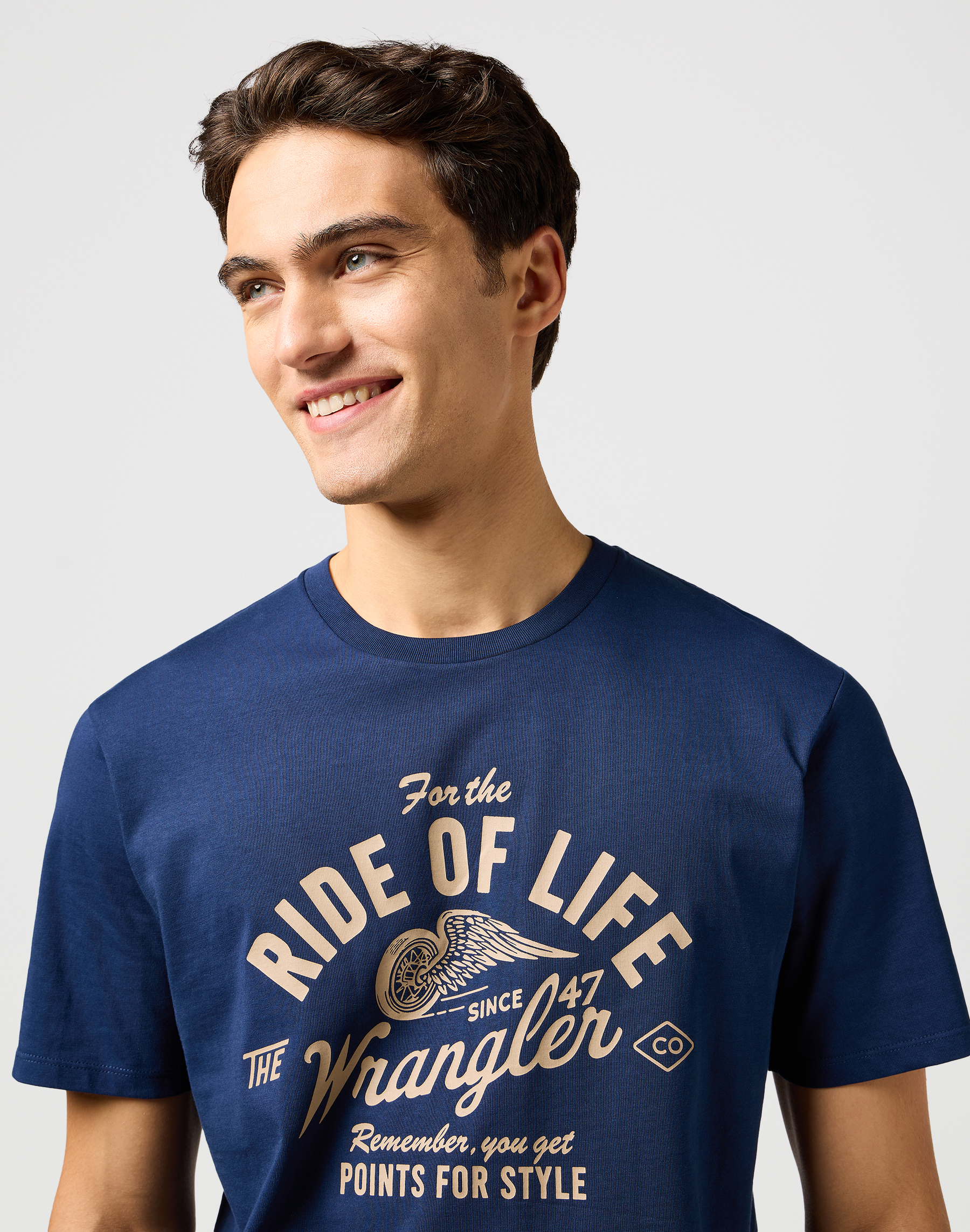 Wrangler - AMERICANA TEE / NAVY - Férfi póló