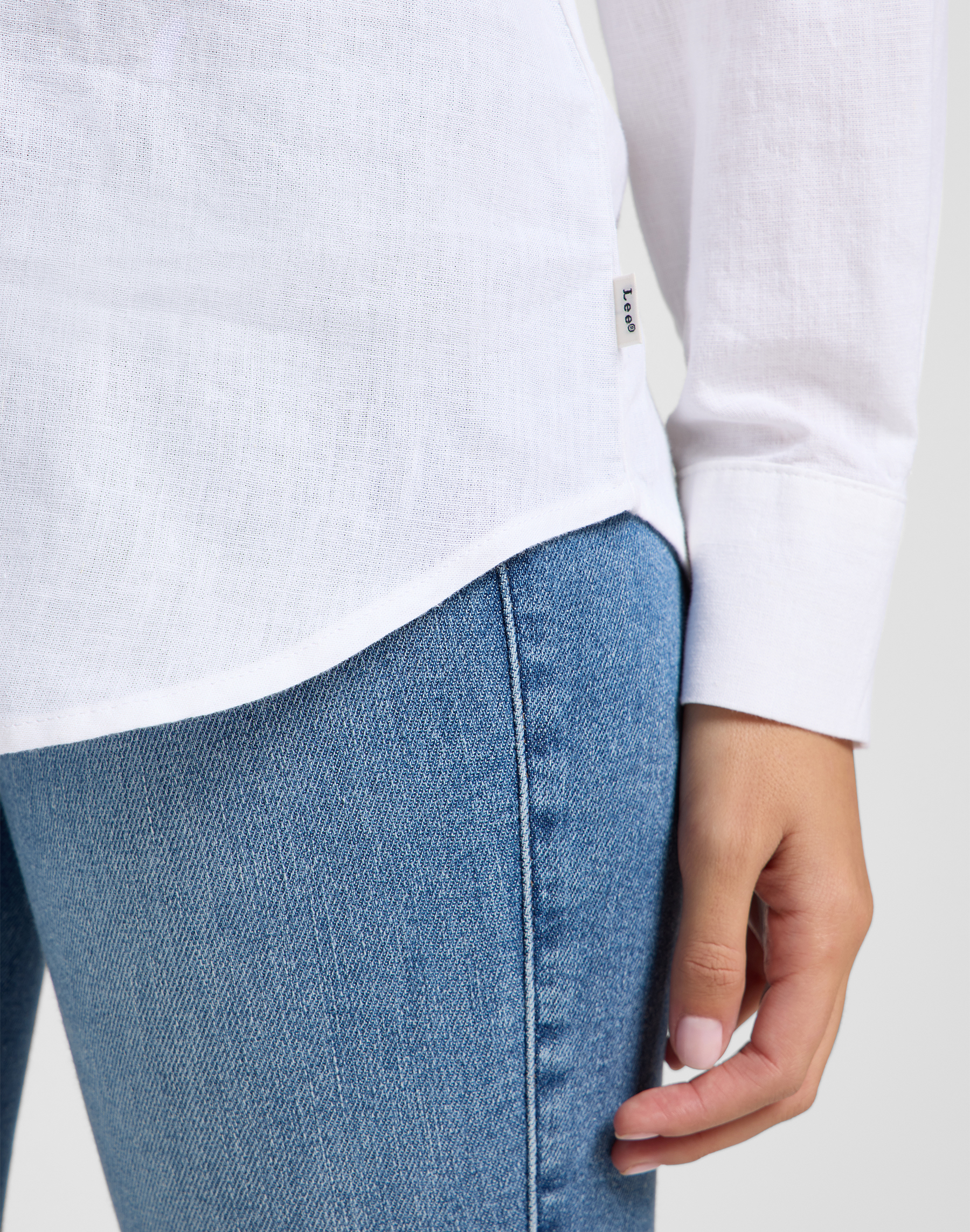 Lee - POCKETLESS SHIRT / BRIGHT WHITE - Női blúz