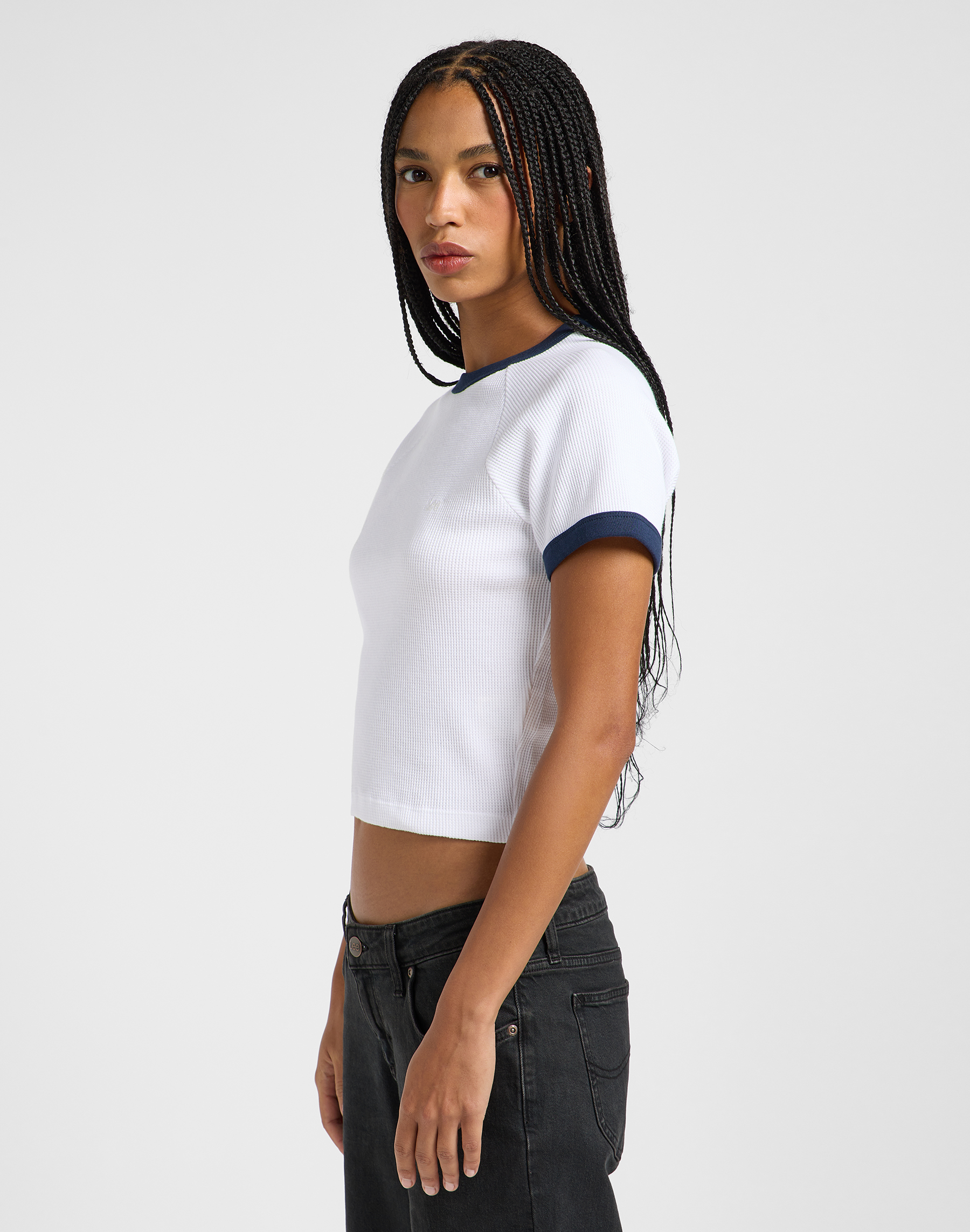 Lee - RINGER RAGLAN TEE / BRIGHT WHITE - Női póló