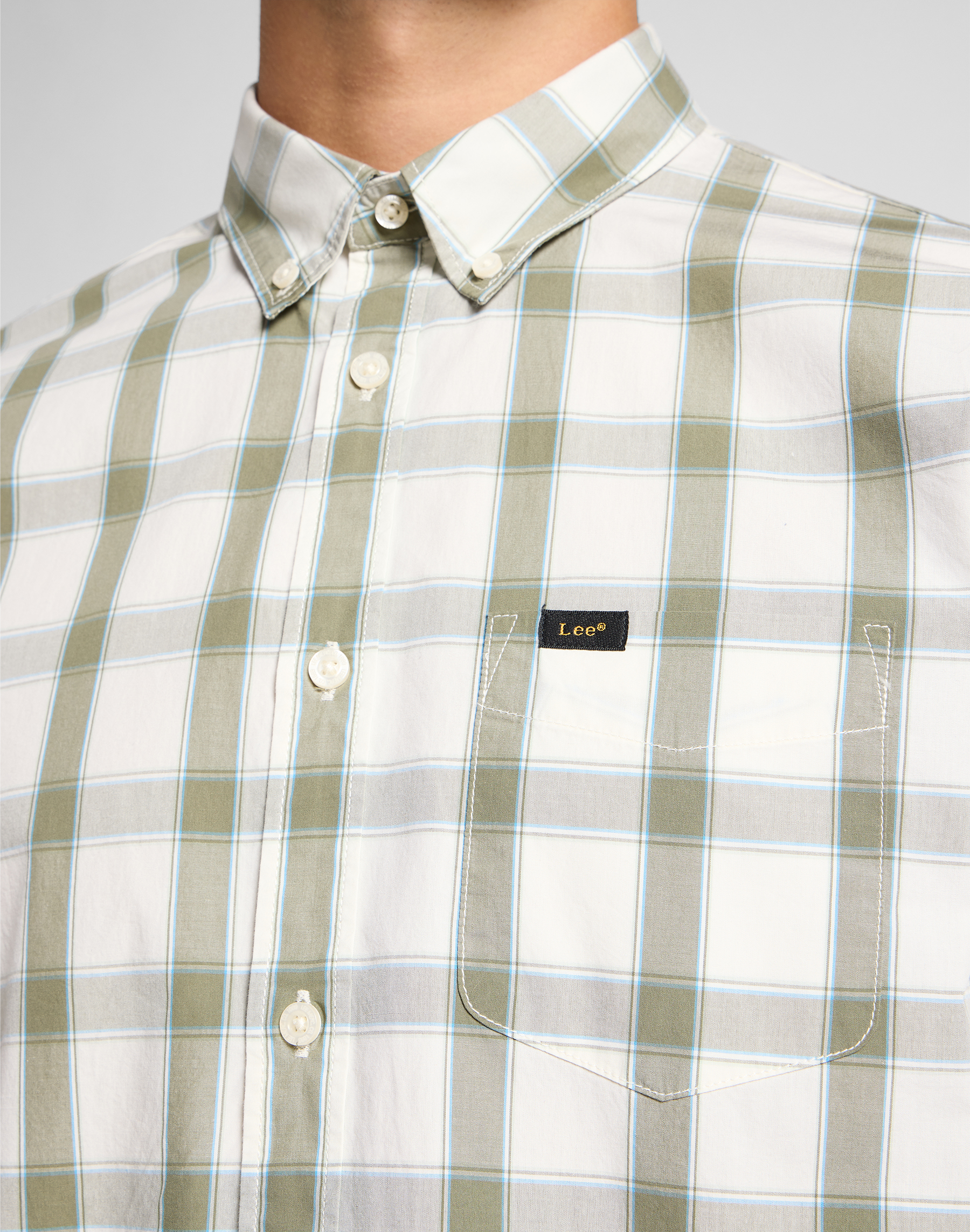 Lee - LEE BUTTON DOWN / ECRU - Férfi ing