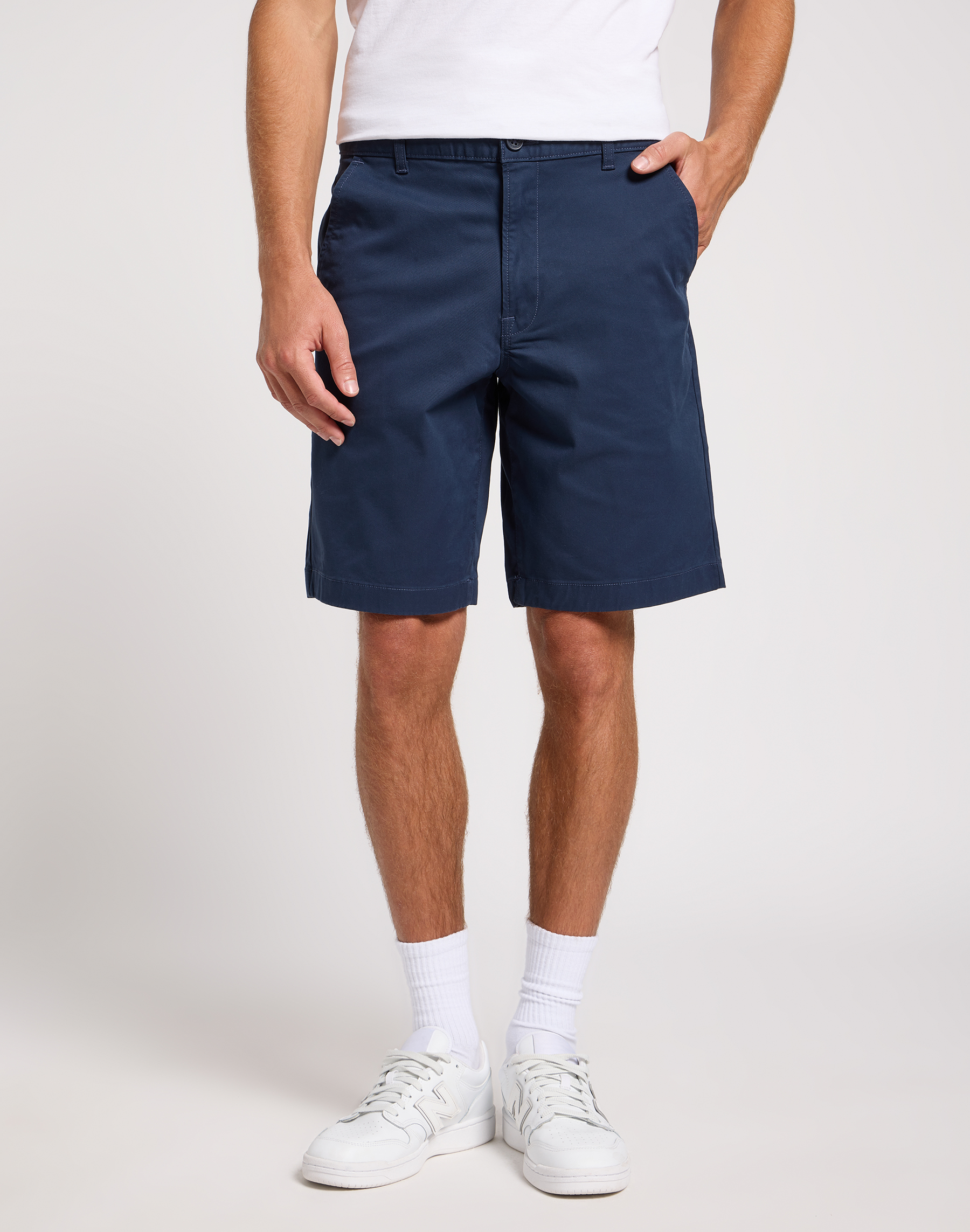 Lee - RELAXED CHINO SHORT / DEEP NAVY - Sportos Férfi rövidnadrág