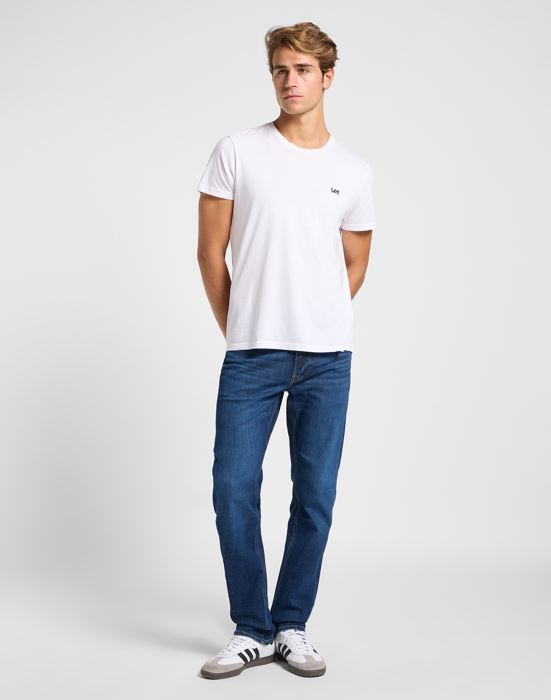 Lee - DAREN ZIP FLY / STONEY - Férfi farmernadrág