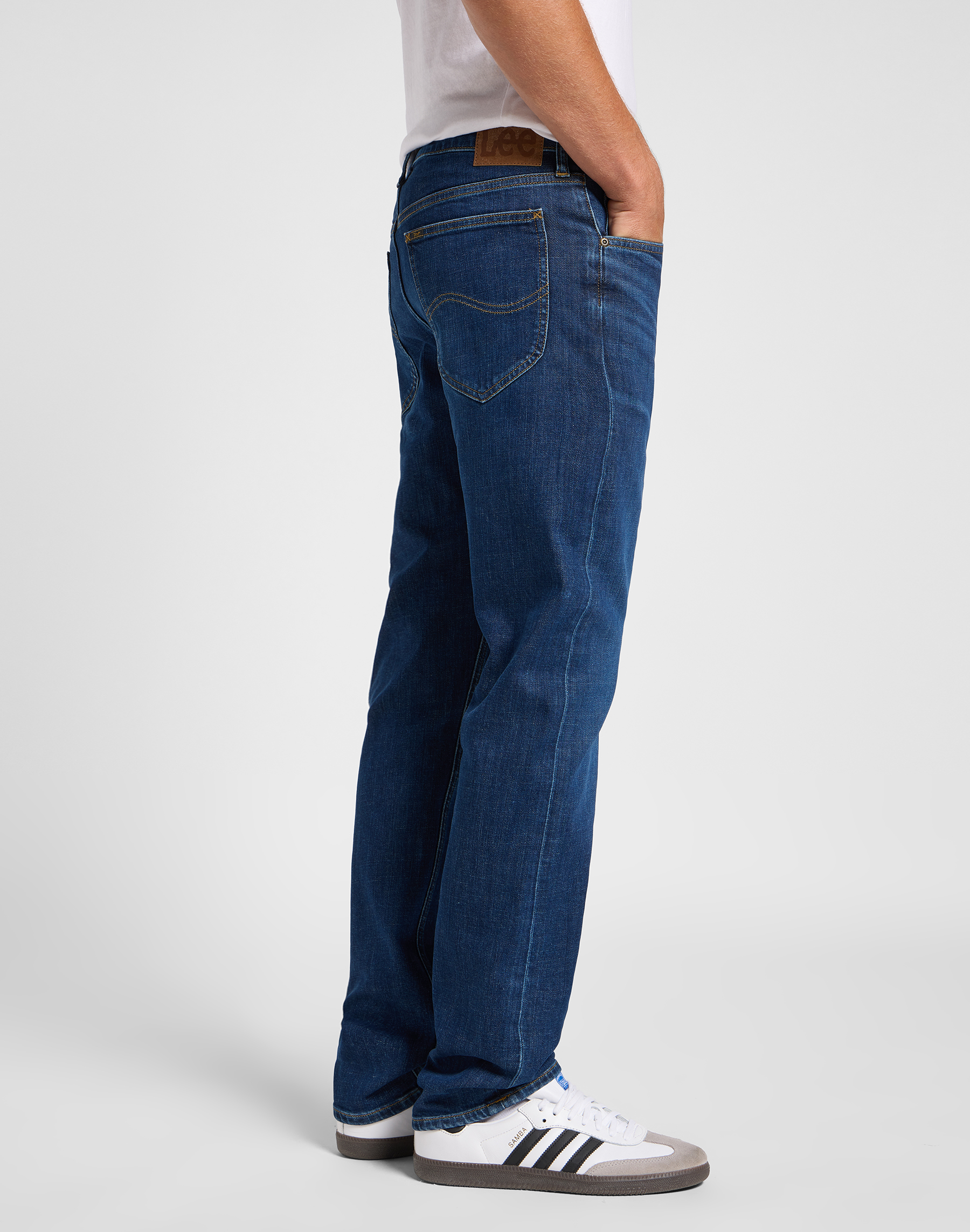 Lee - DAREN ZIP FLY / STONEY - Férfi farmernadrág