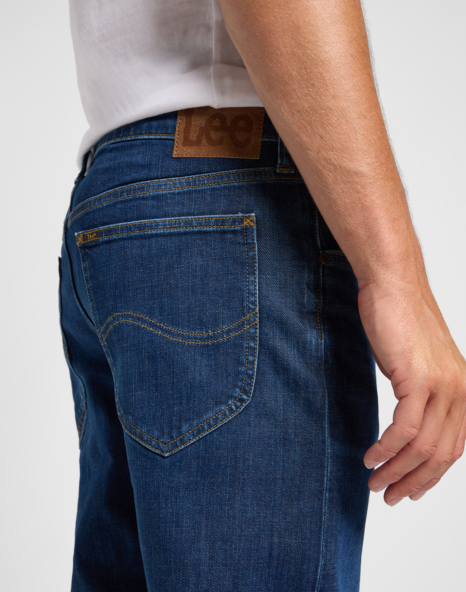 Lee - DAREN ZIP FLY / STONEY - Férfi farmernadrág