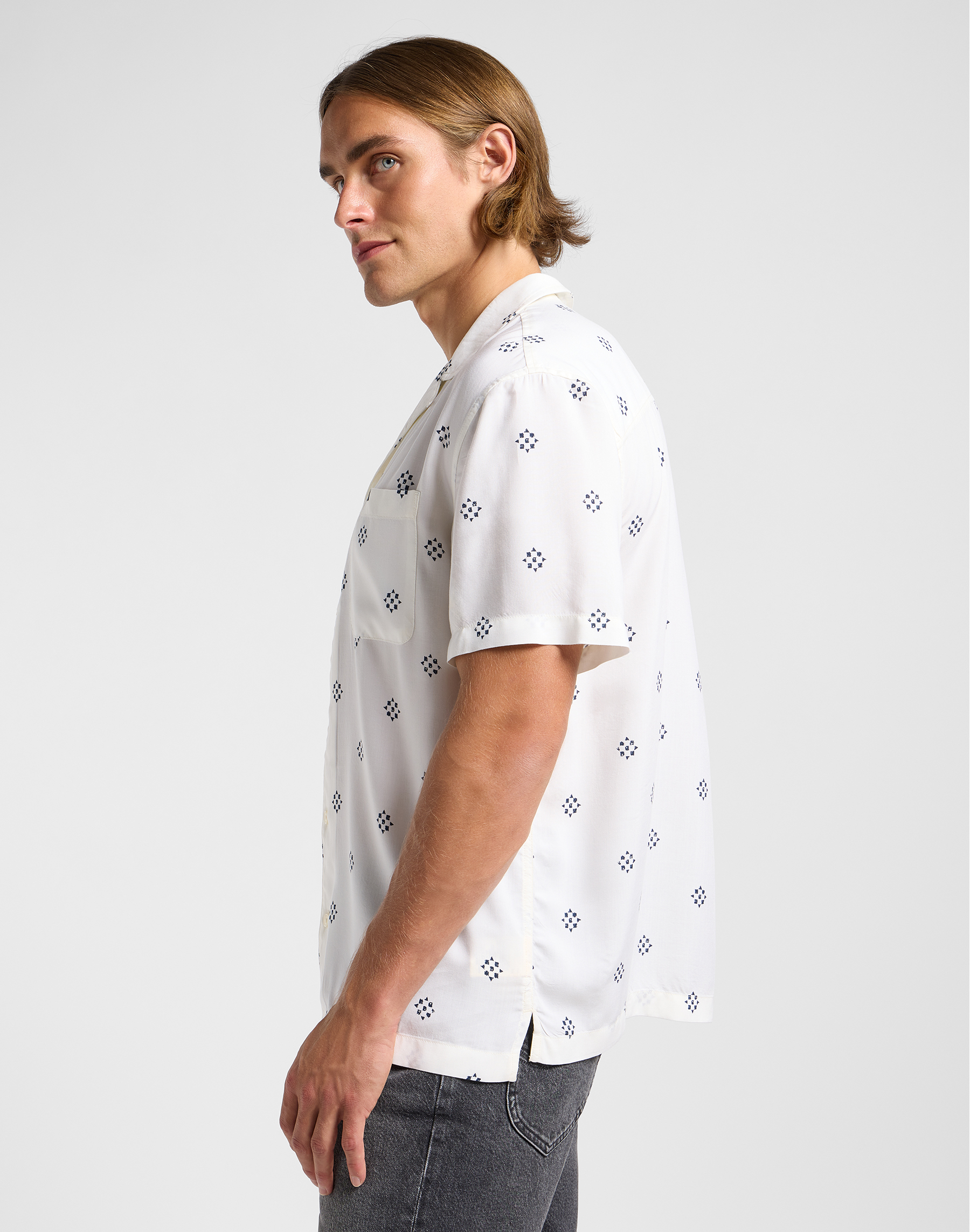 Lee - RESORT SHIRT / ECRU - Férfi ing