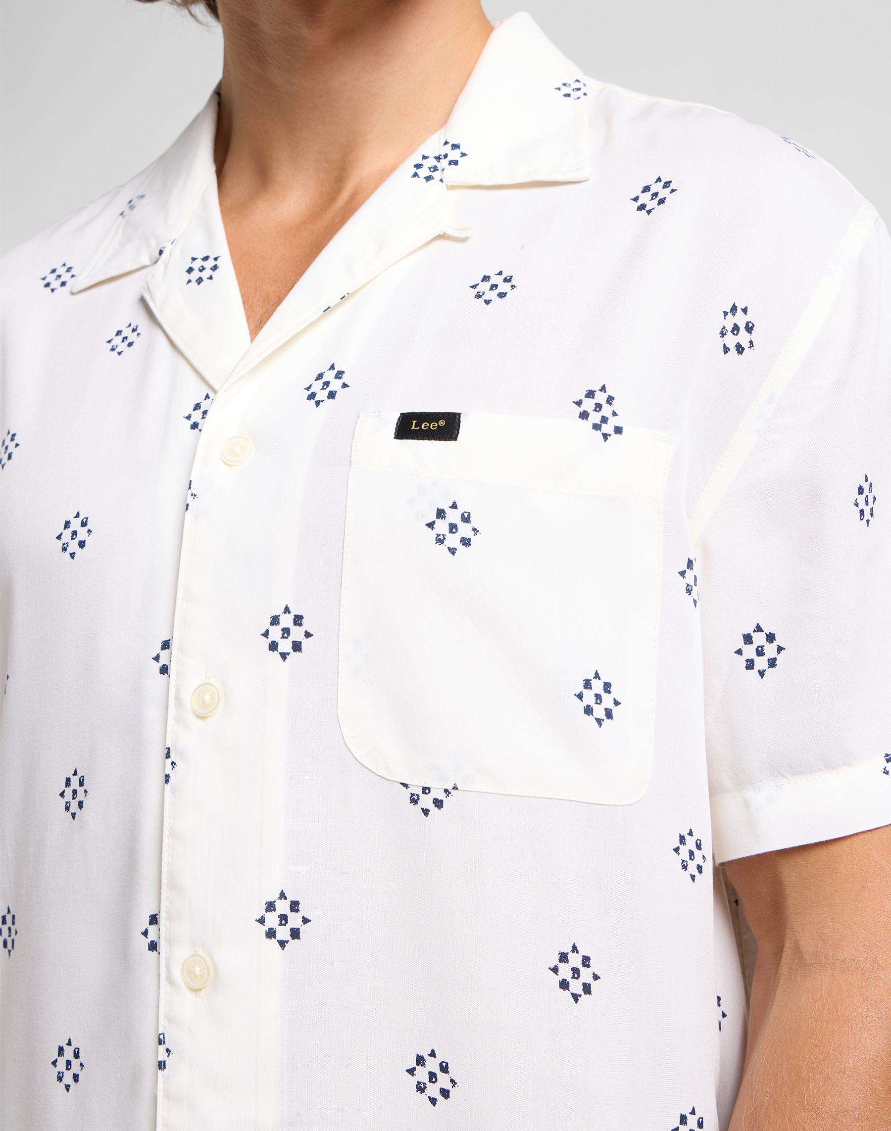 Lee - RESORT SHIRT / ECRU - Férfi ing