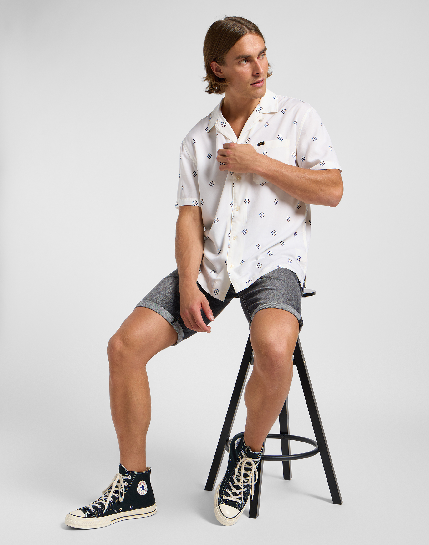 Lee - RESORT SHIRT / ECRU - Férfi ing