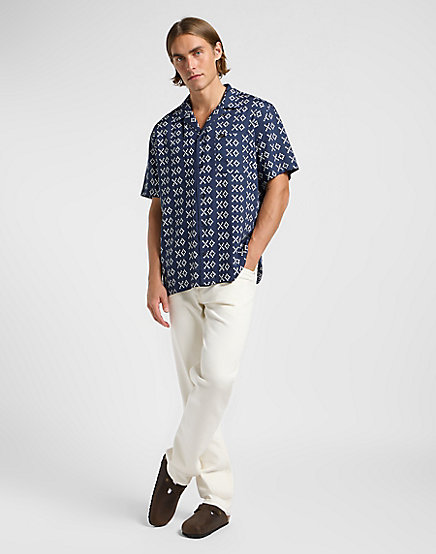 Lee - RESORT SHIRT / RIVET ECRU - Férfi ing