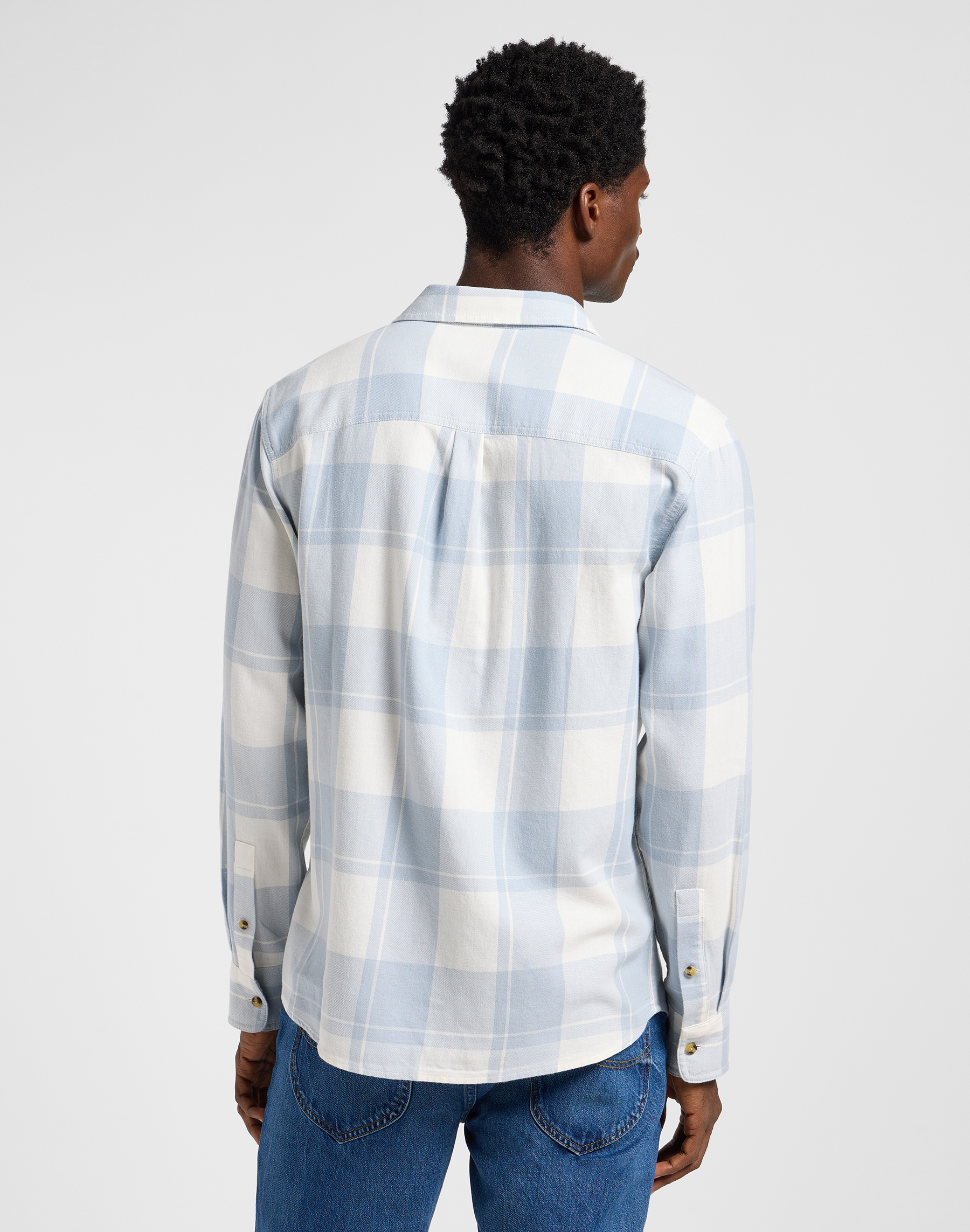 Lee - MERCANTILE SHIRT / ECRU CONCRETE - Férfi ing