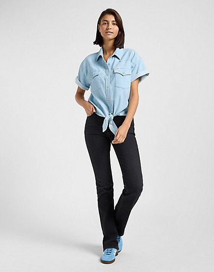 Lee - CROP TIED WESTERN SHIRT / LIGHT MOOD - Női ing