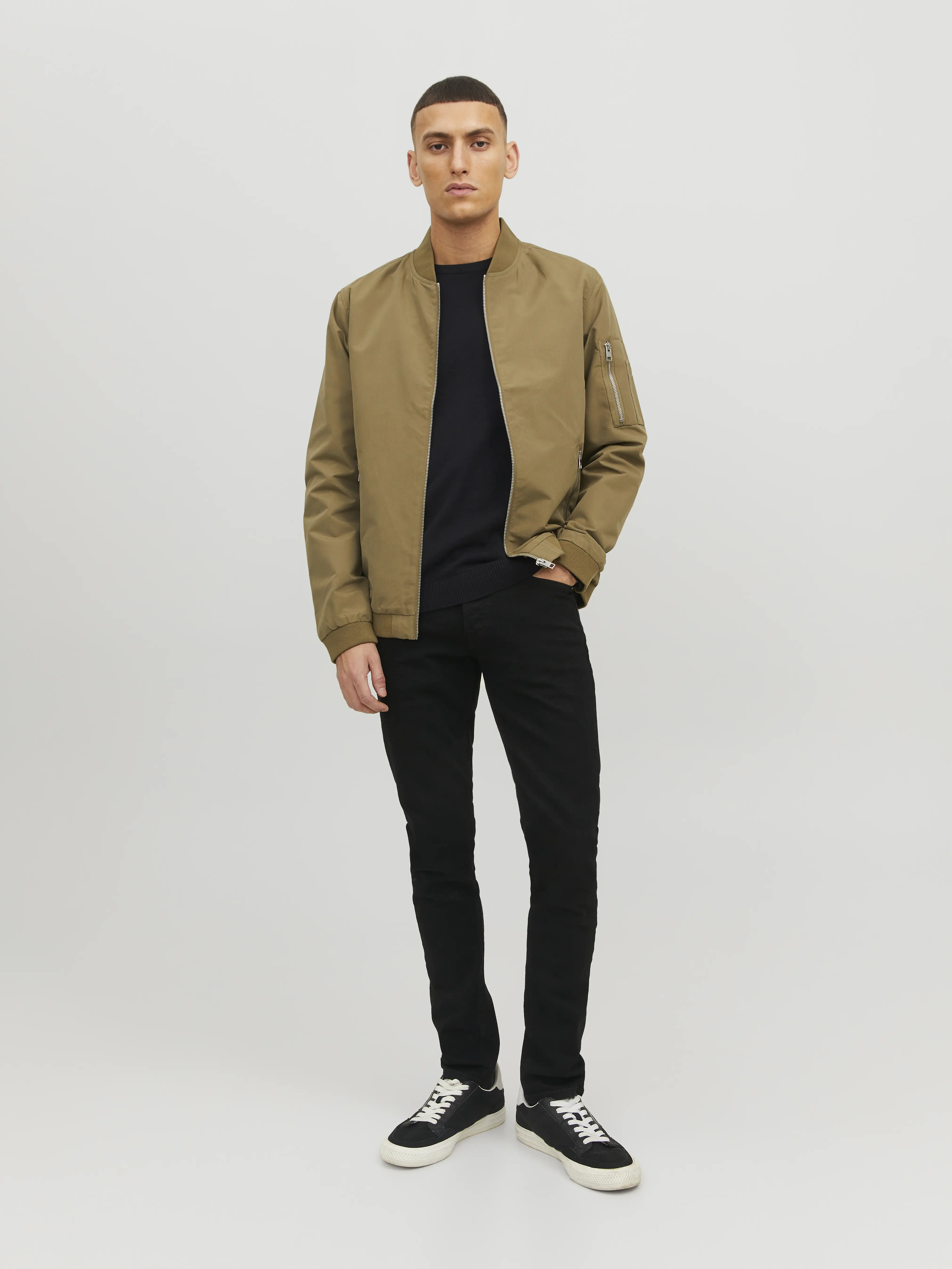 Jack & Jones - BASIC - Elegáns Férfi pulóver