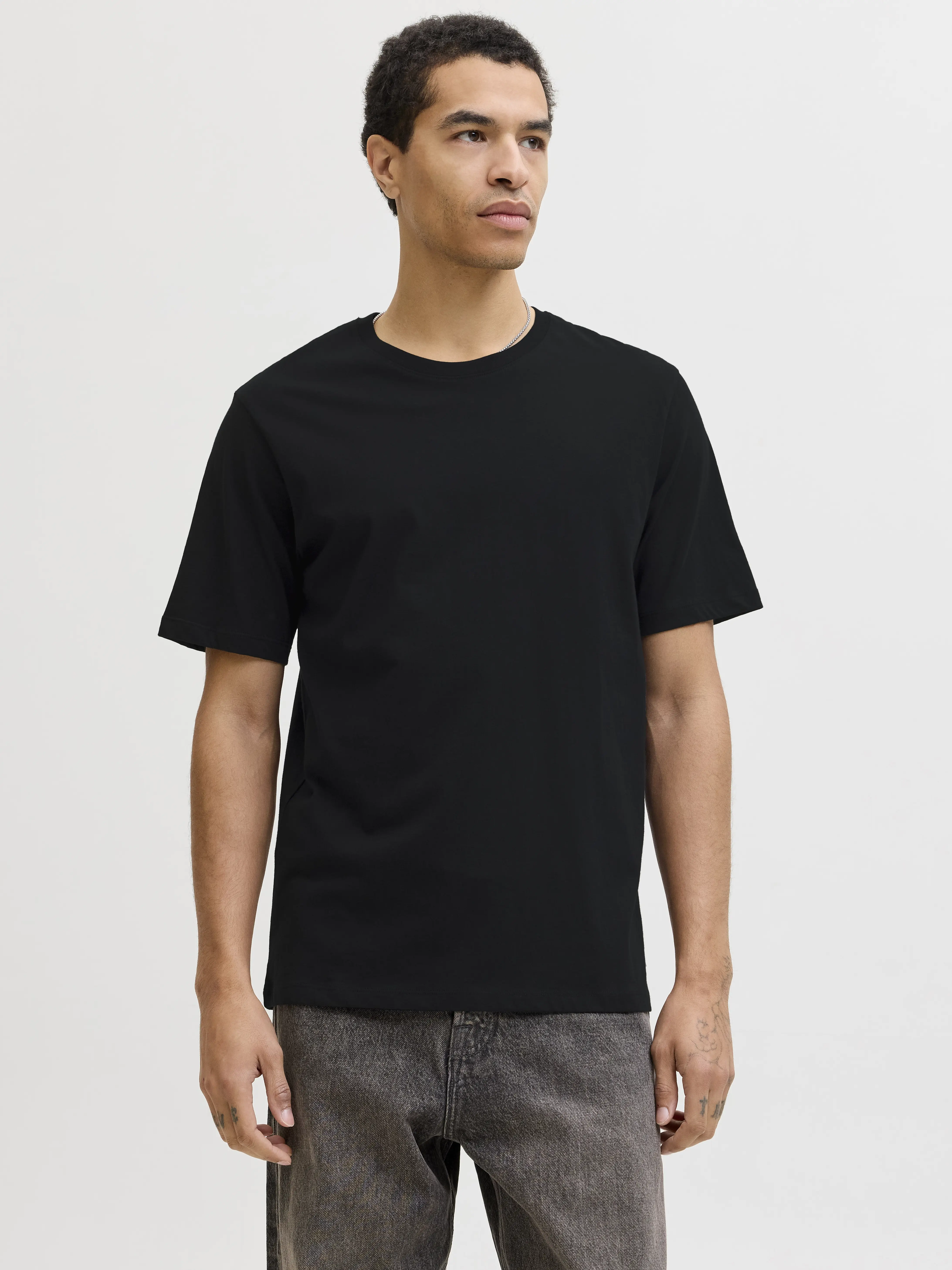 Jack & Jones - ORGANIC / Black - Férfi póló