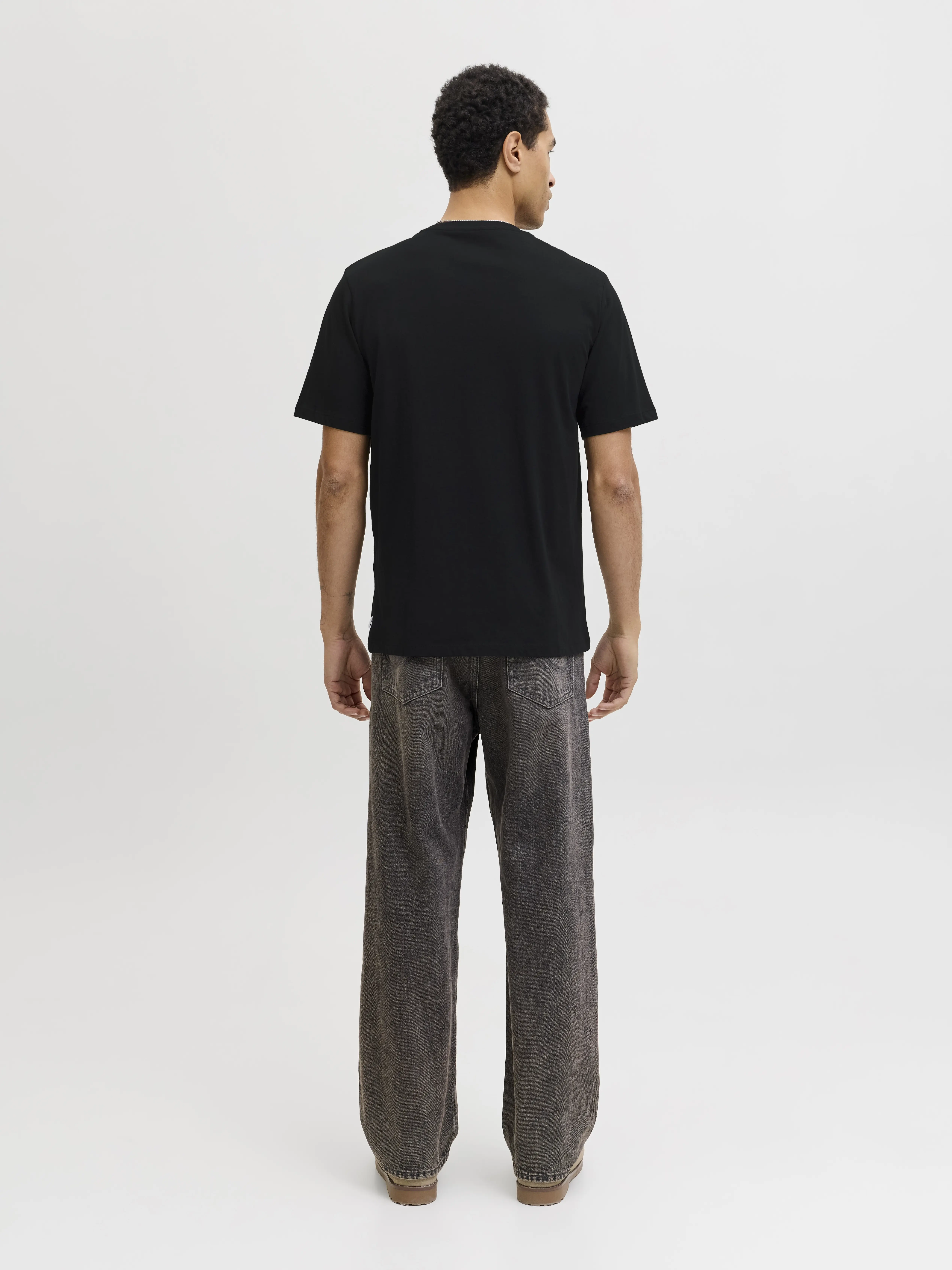 Jack & Jones - ORGANIC / Black - Férfi póló