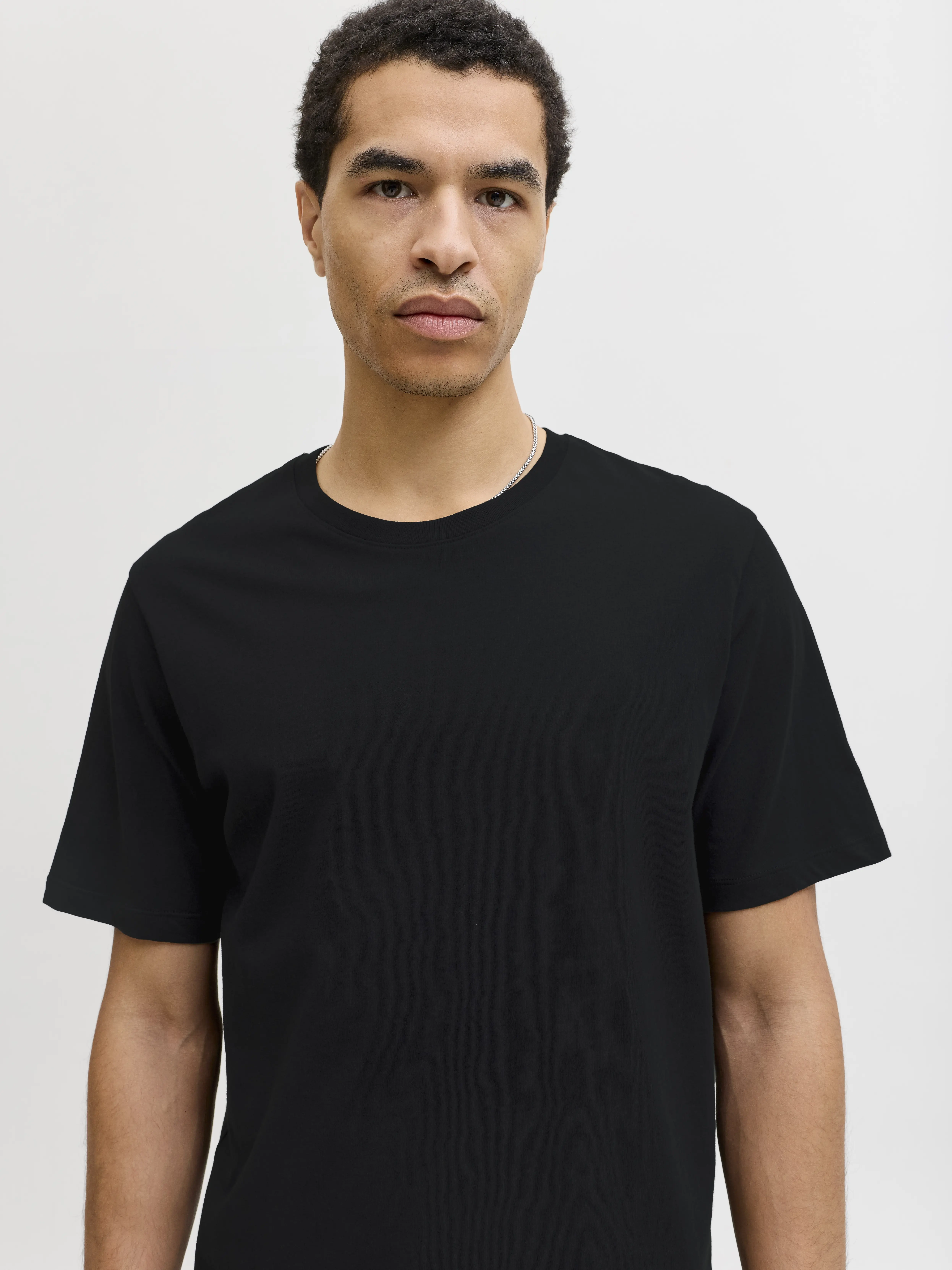 Jack & Jones - ORGANIC / Black - Férfi póló