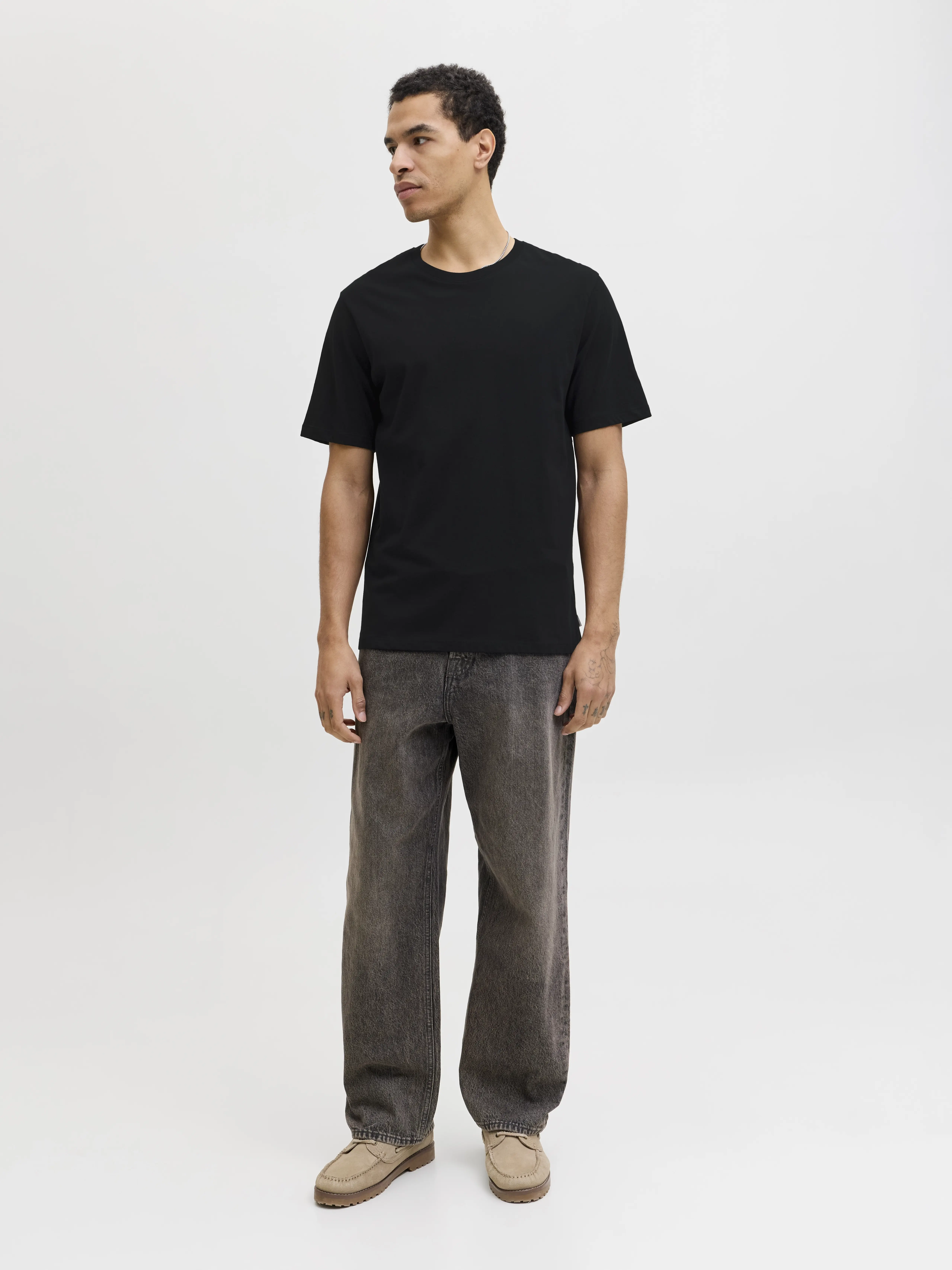 Jack & Jones - ORGANIC / Black - Férfi póló