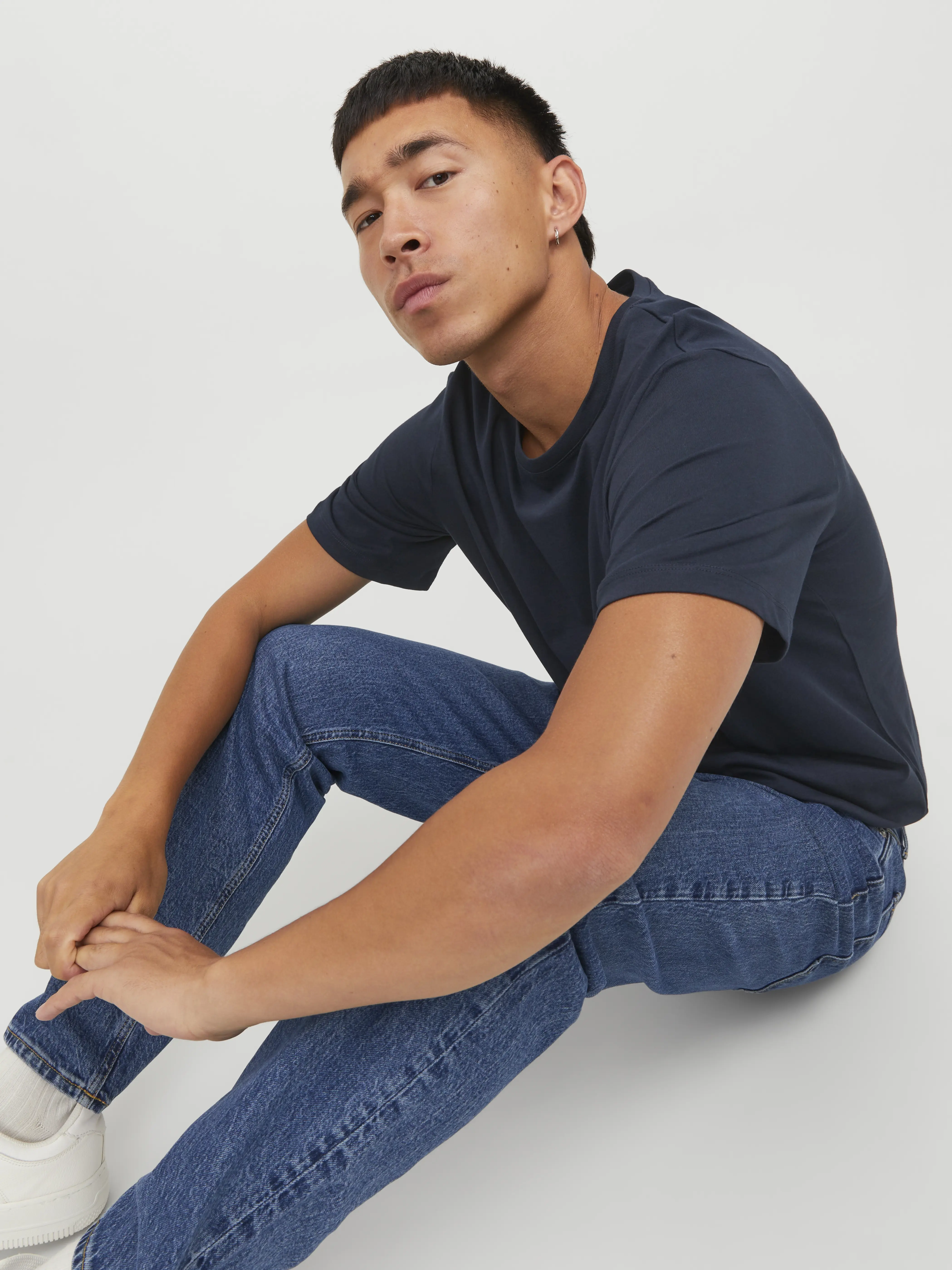 Jack & Jones - ORGANIC / Blue - Férfi póló