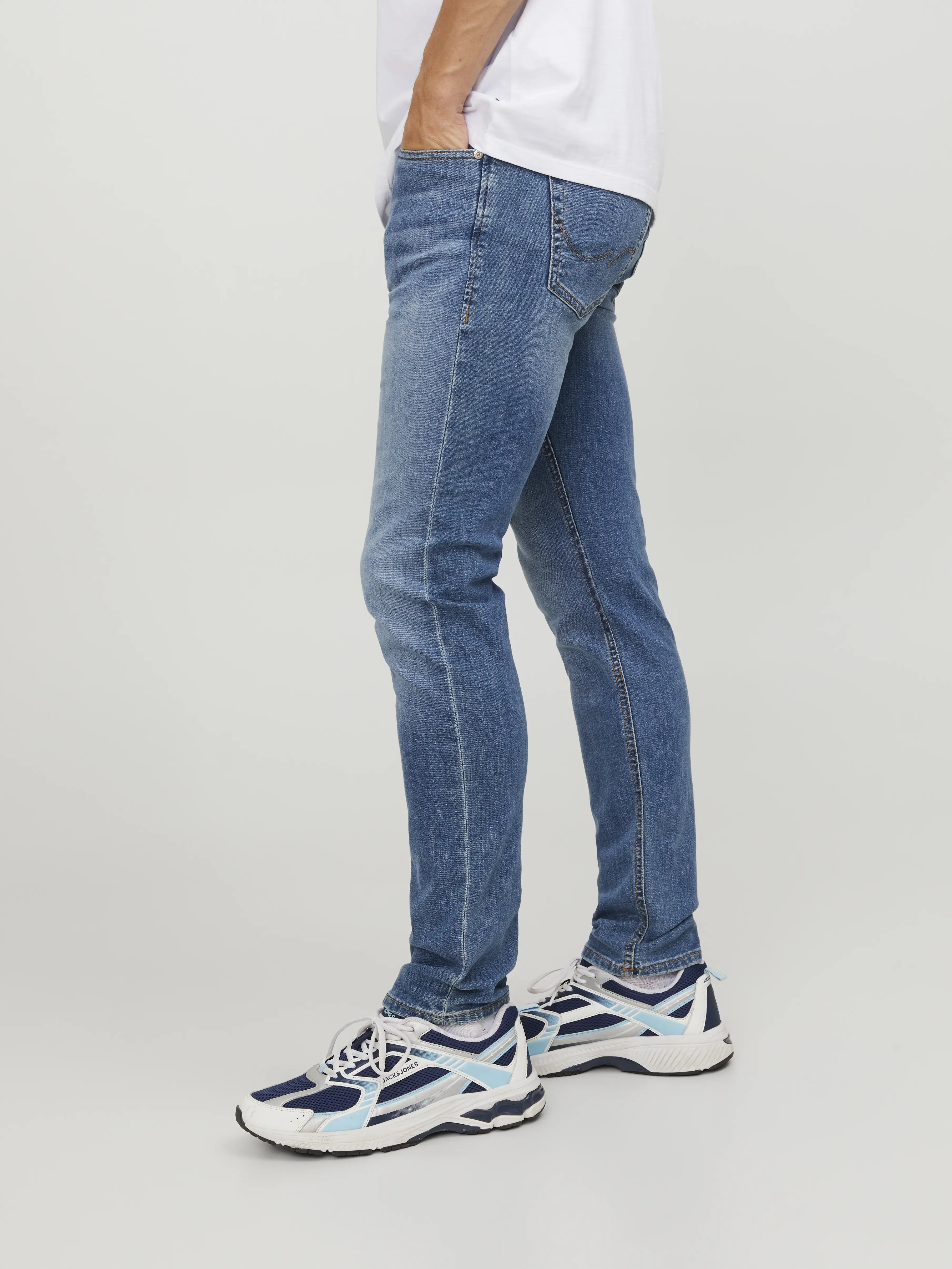 Jack & Jones - GLENN / Blue - Férfi farmernadrág