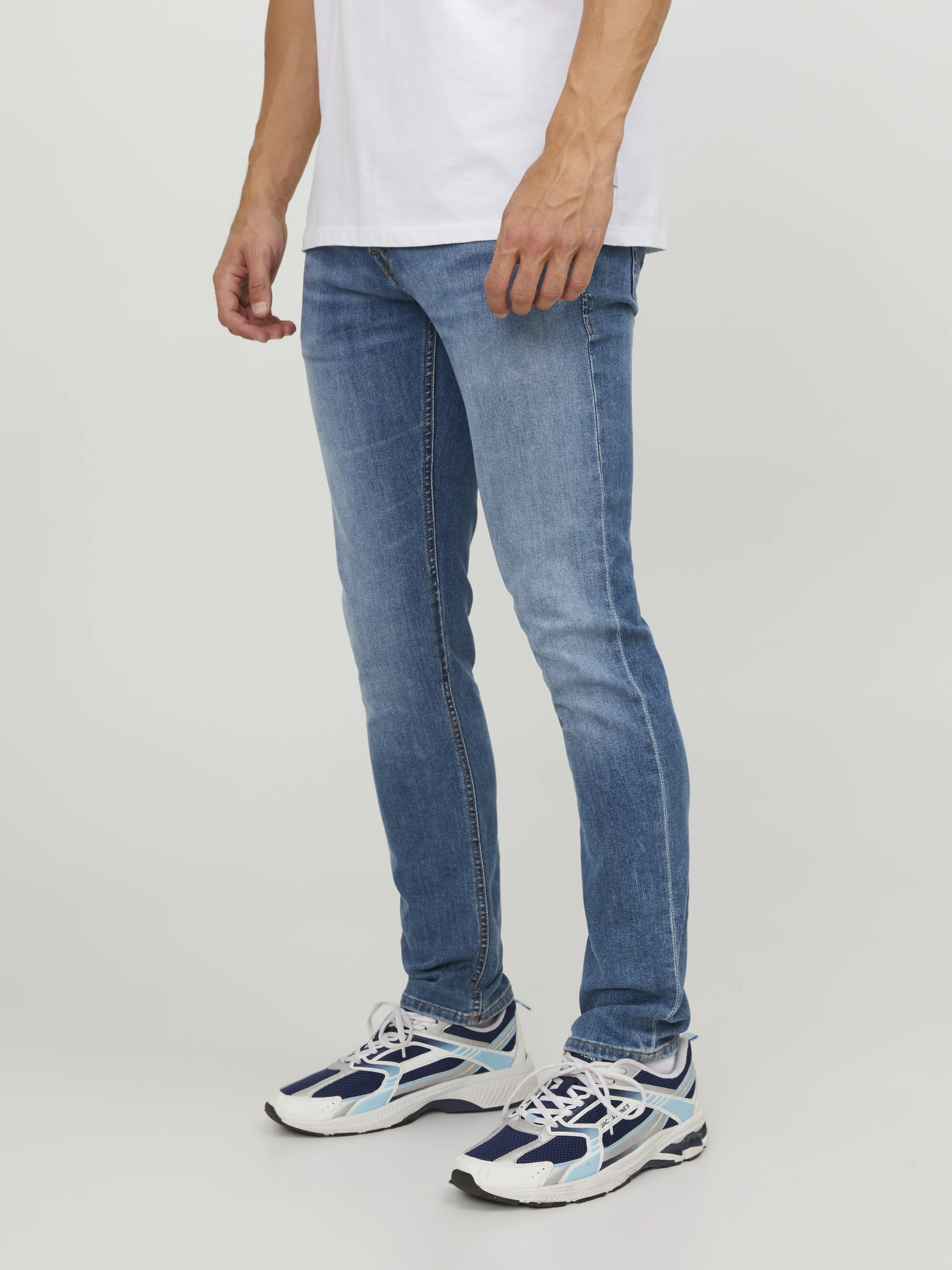 Jack & Jones - GLENN / Blue - Férfi farmernadrág