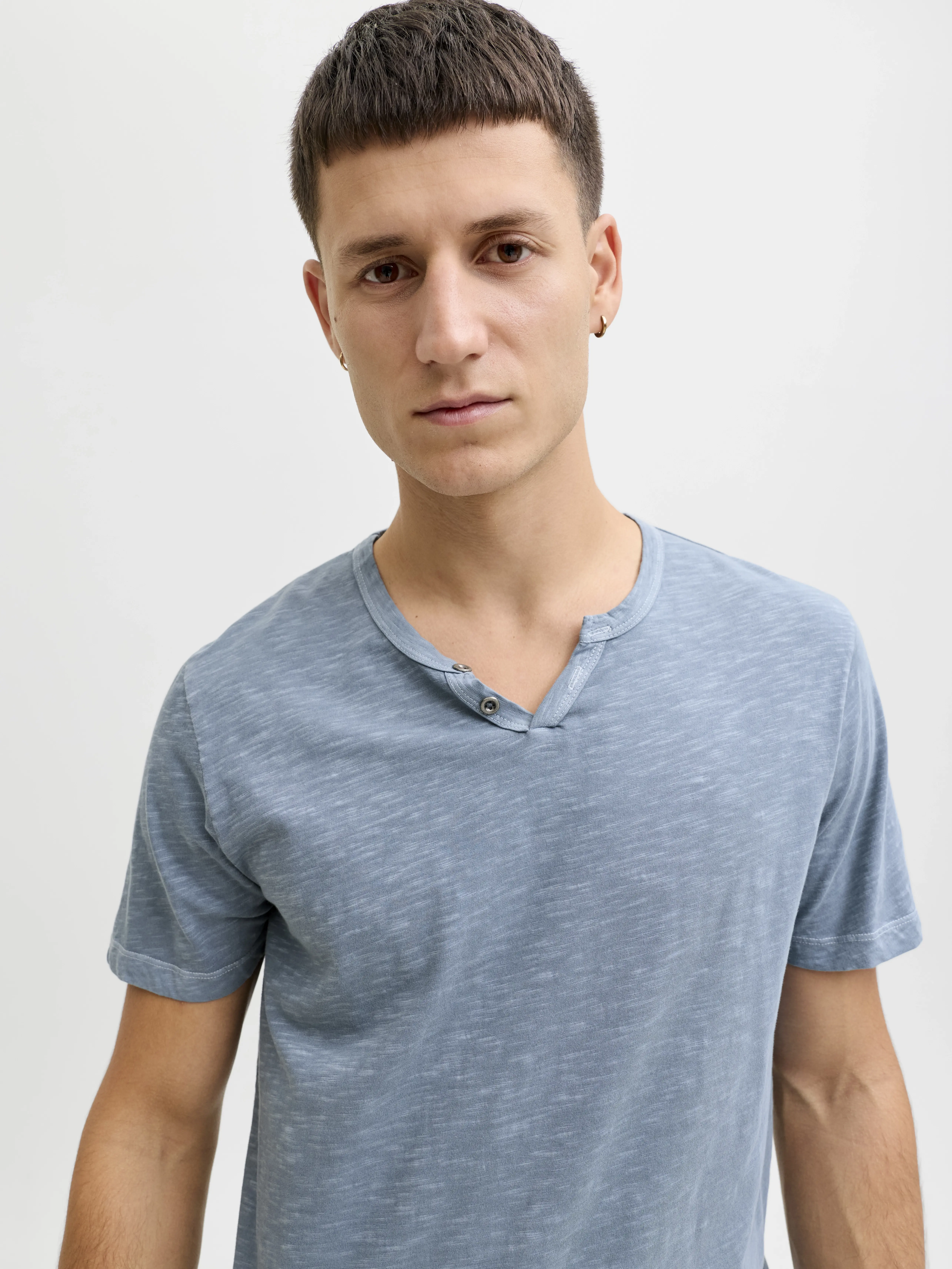 Jack & Jones - SPLIT / Grey - Férfi póló