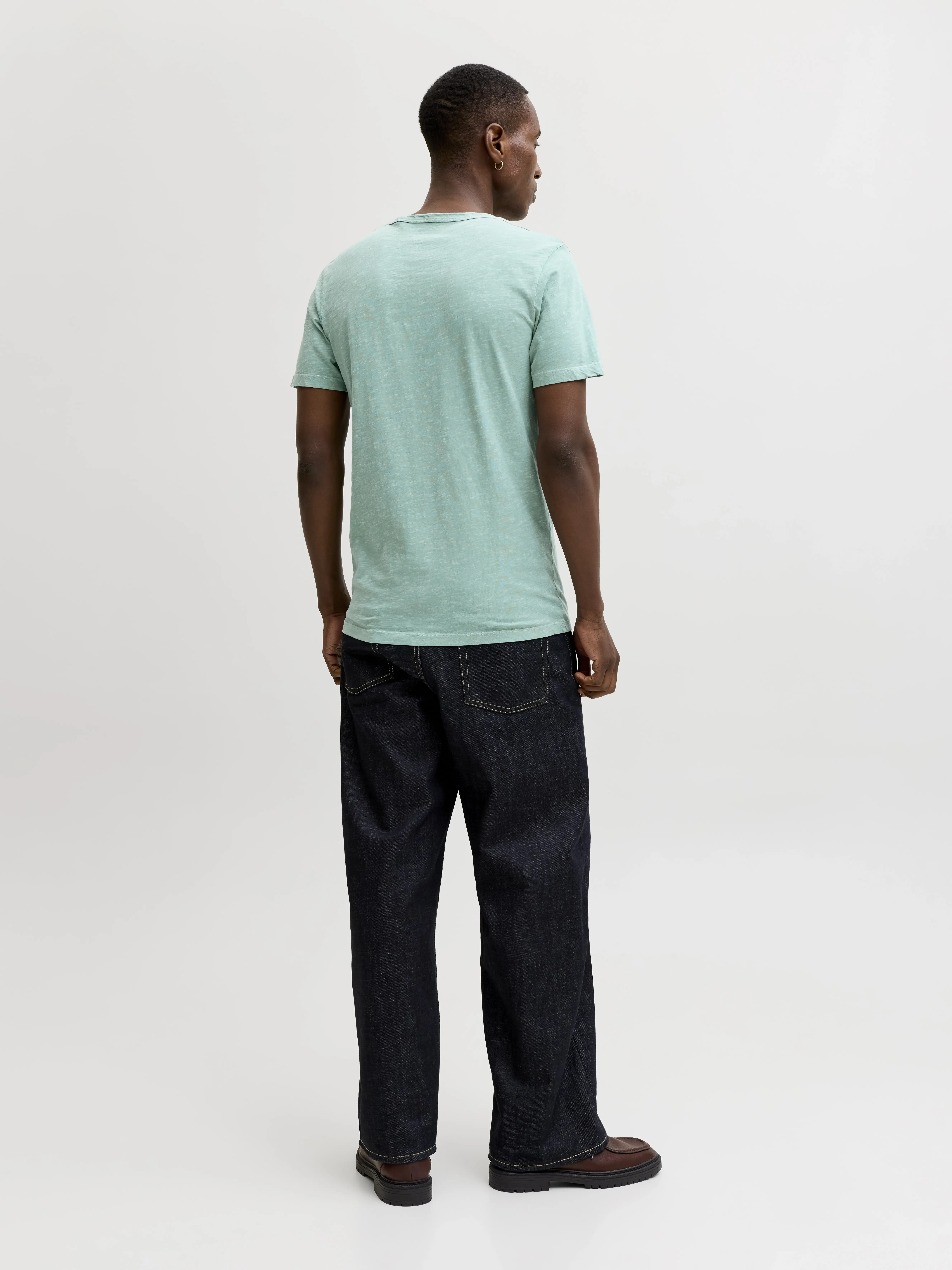 Jack & Jones - SPLIT / Turquoise - Férfi póló