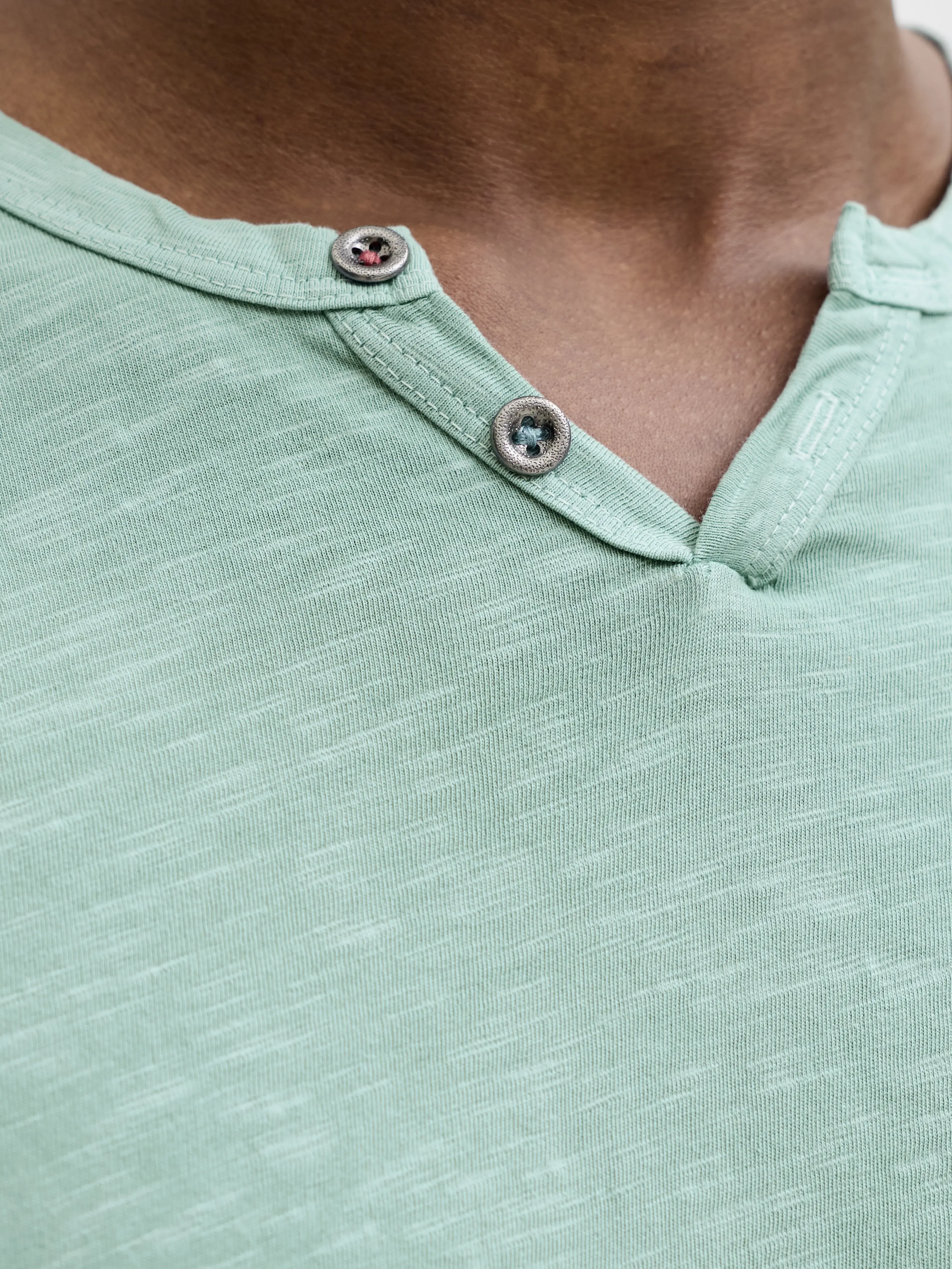 Jack & Jones - SPLIT / Turquoise - Férfi póló