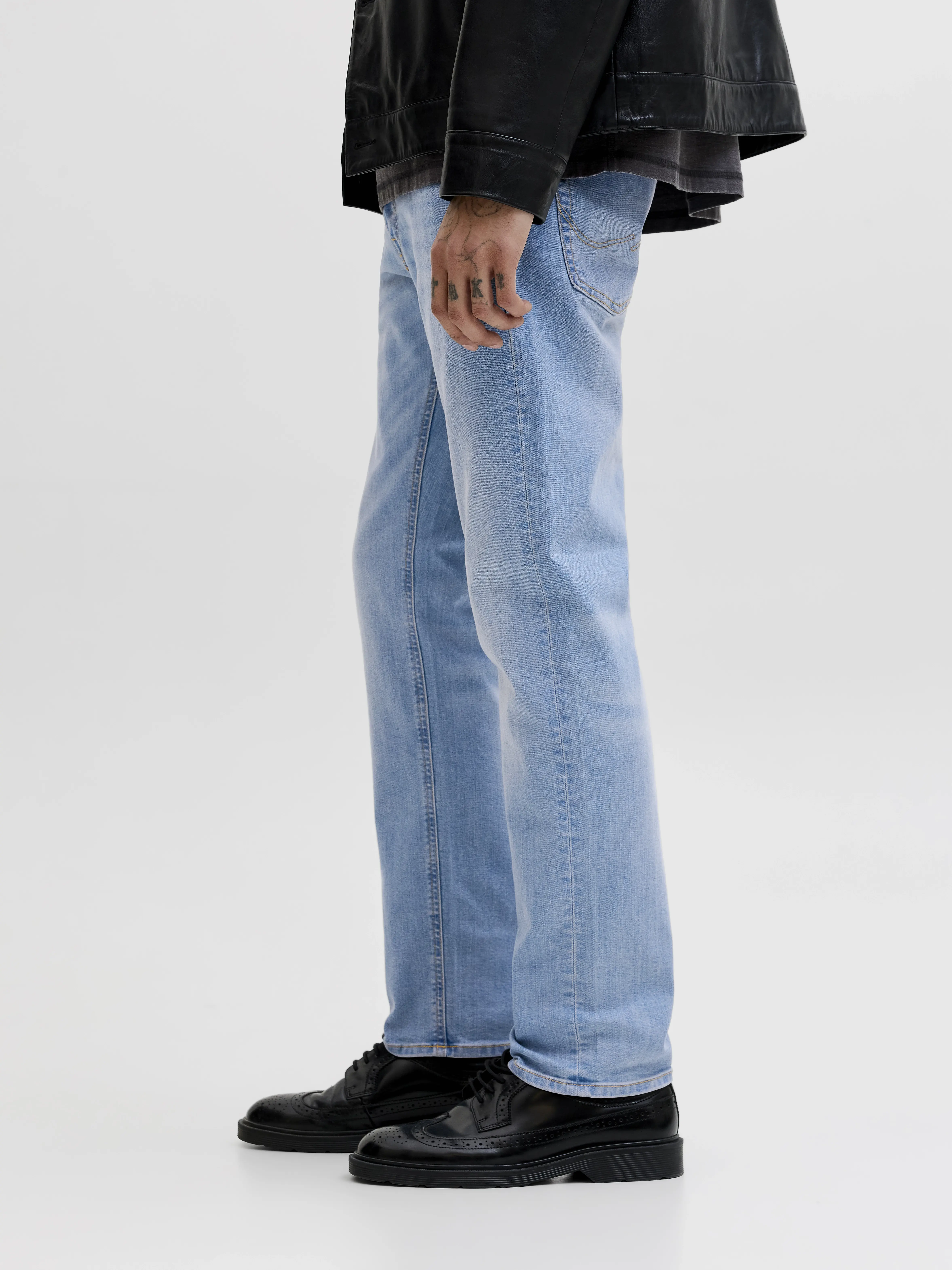 Jack & Jones - GLENN / Blue - Férfi farmernadrág