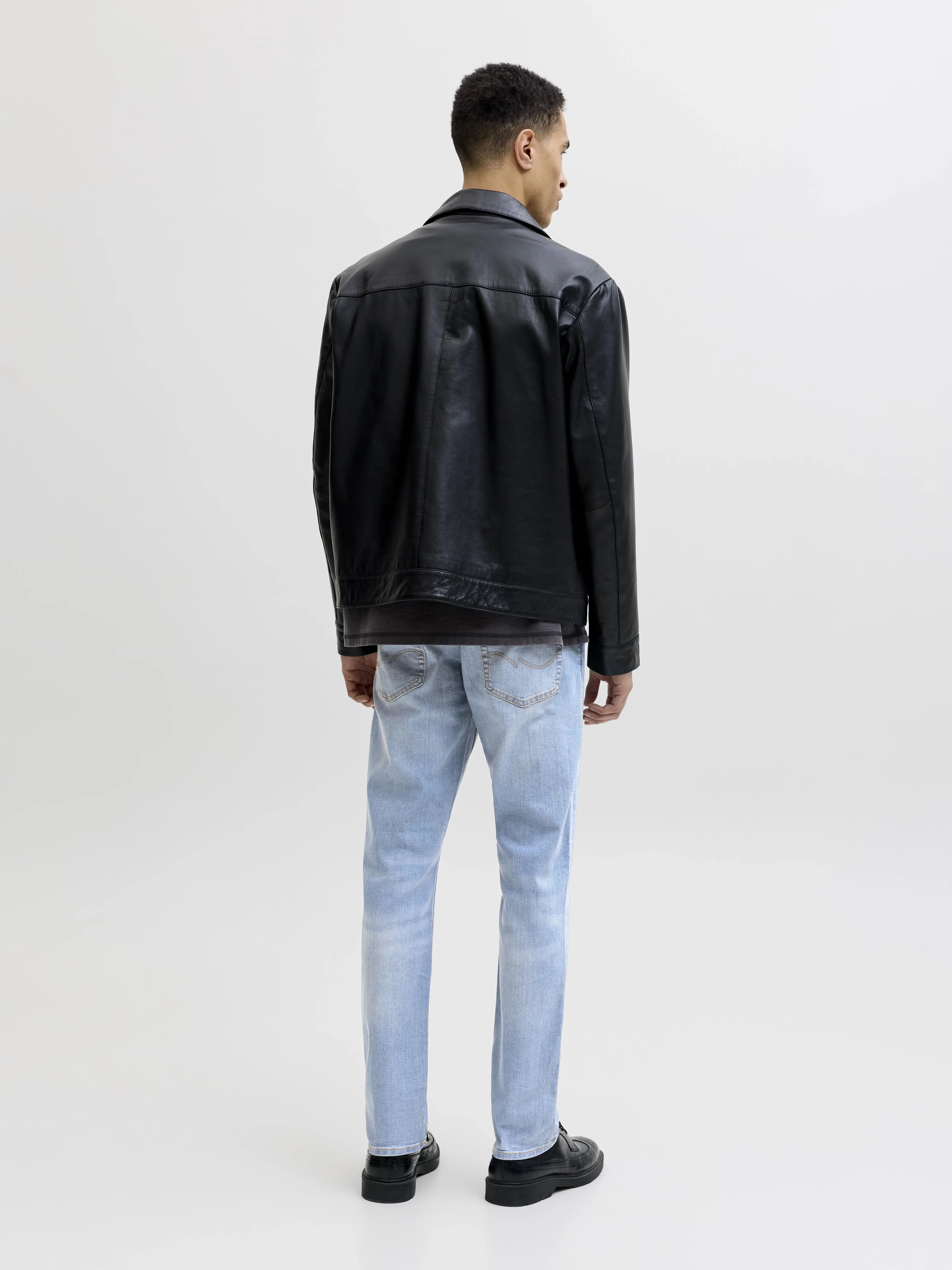 Jack & Jones - GLENN / Blue - Férfi farmernadrág