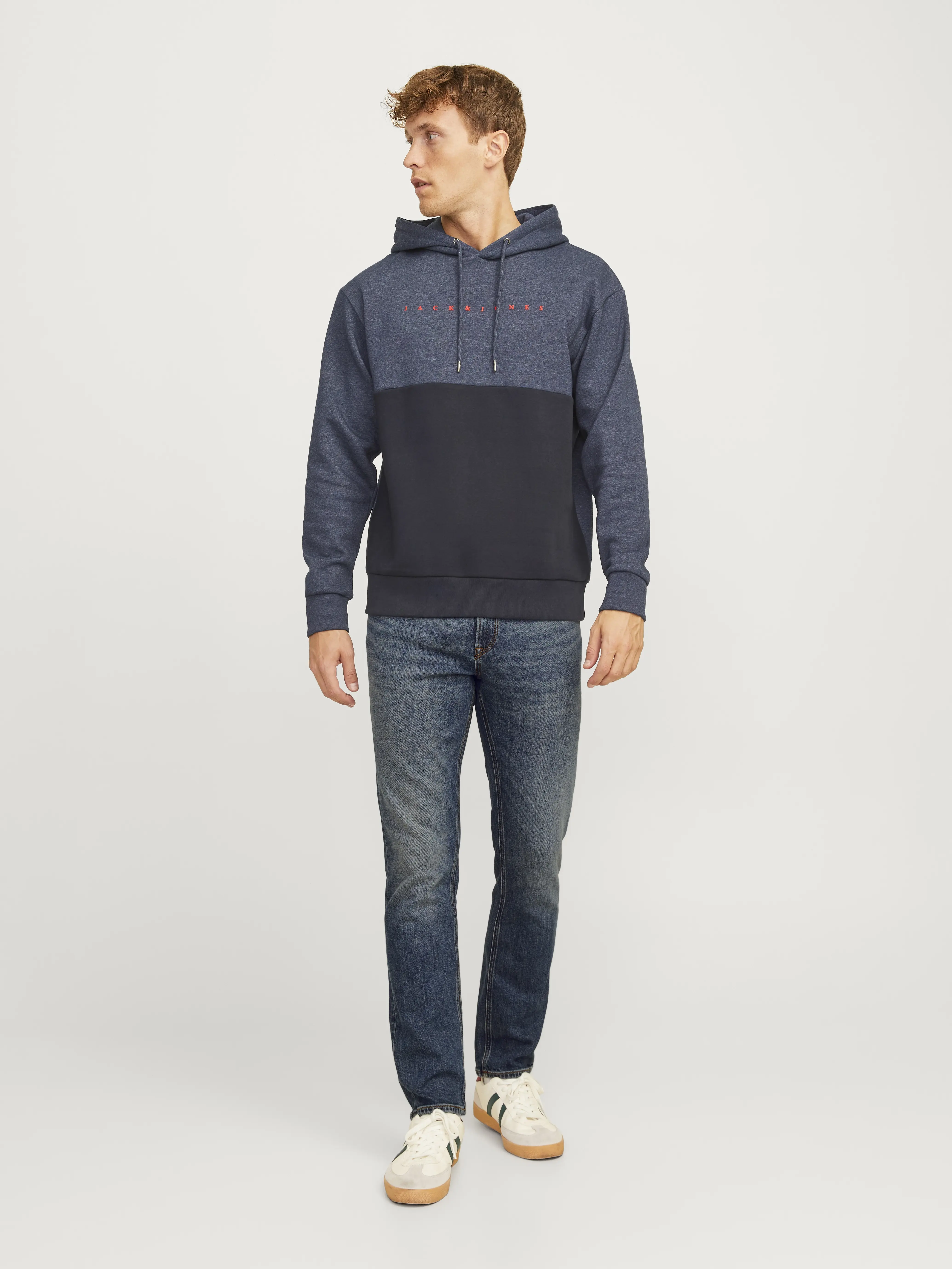 Jack & Jones - CLARK / Blue - Férfi farmernadrág