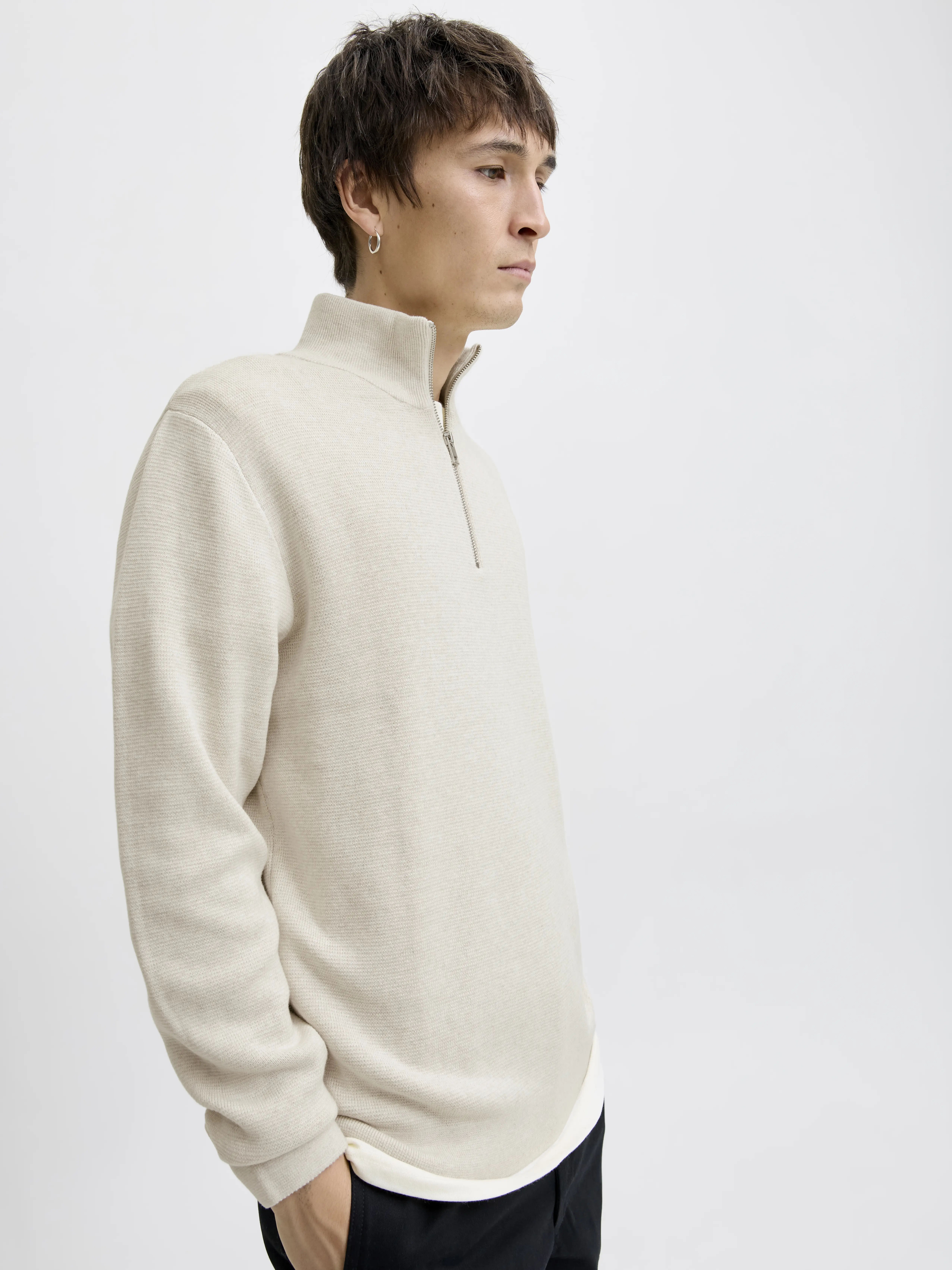Jack & Jones - STITCH - Elegáns Férfi pulóver