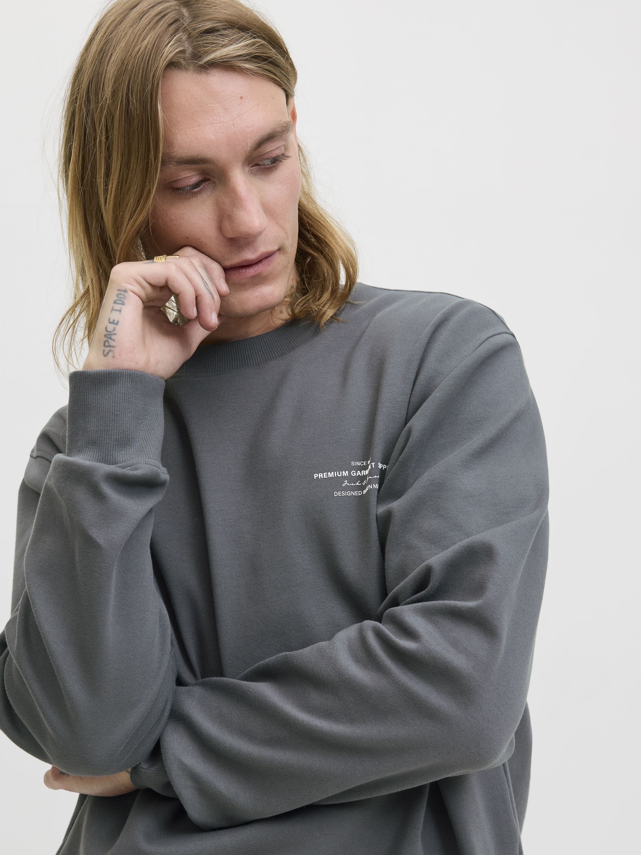 Jack & Jones - Blachad - Sportos Férfi pulóver