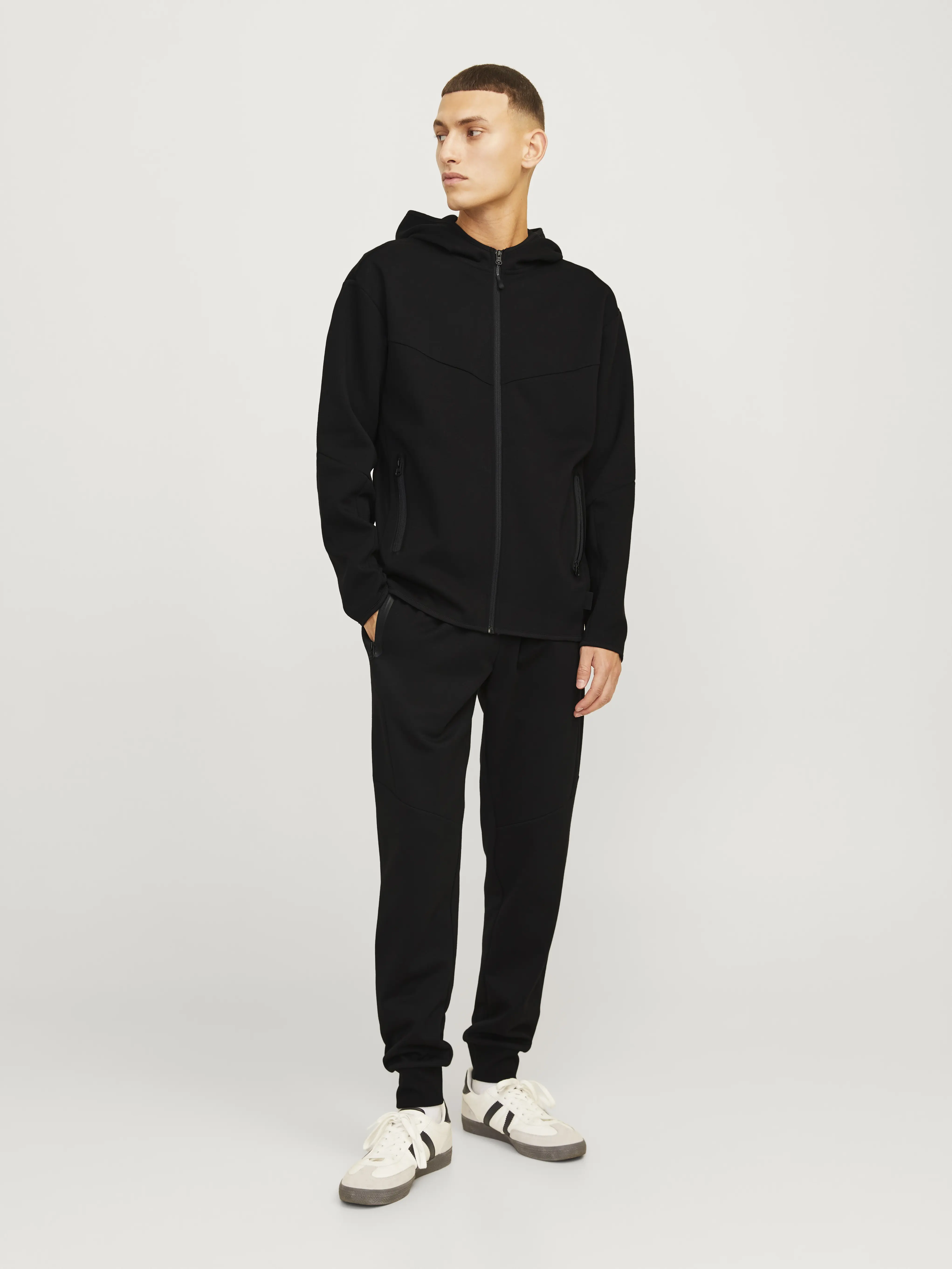 Jack & Jones - WILL / Black - Férfi melegítő nadrág