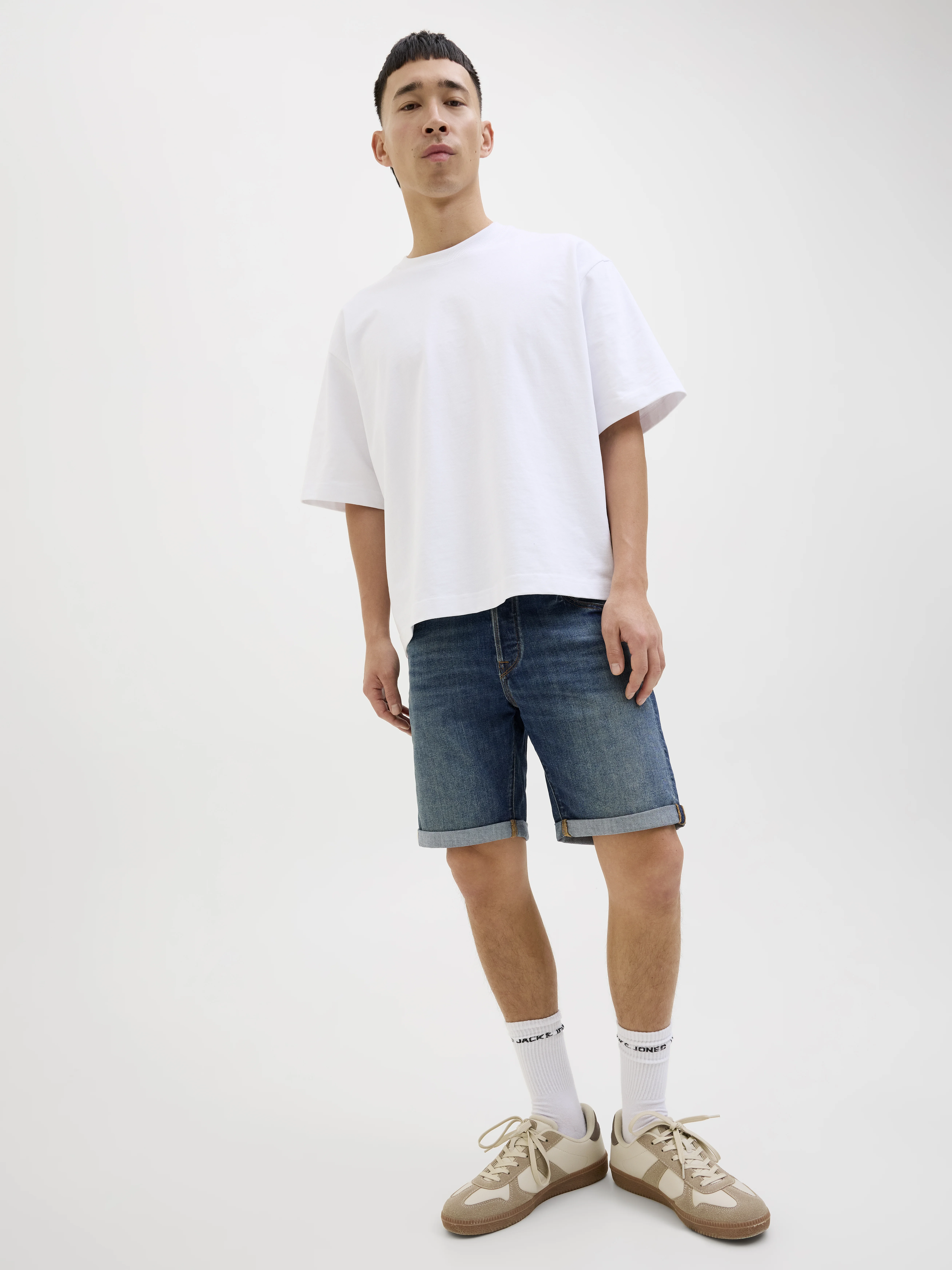 Jack & Jones - Férfi farmer rövidnadrág