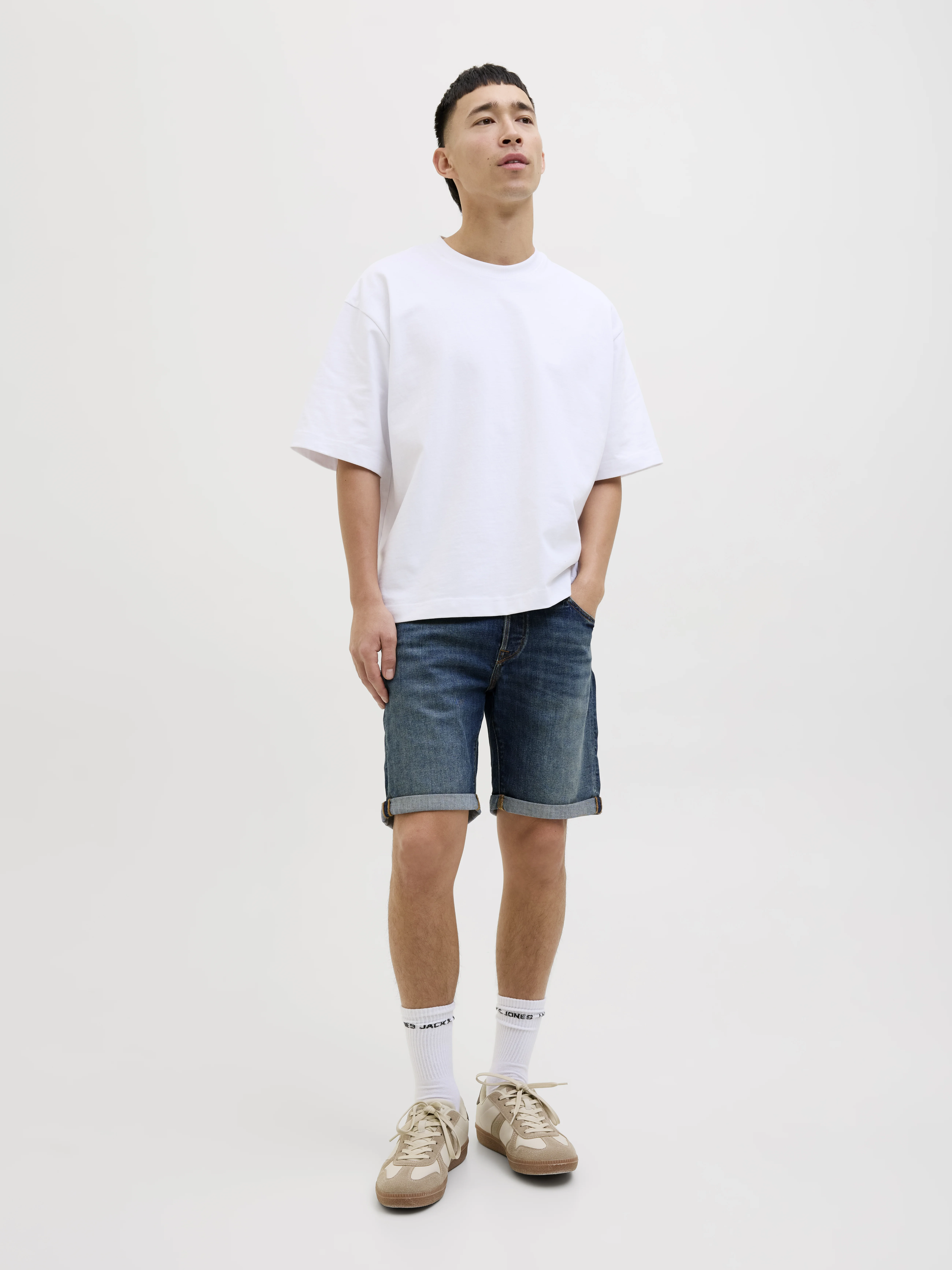 Jack & Jones - Férfi farmer rövidnadrág
