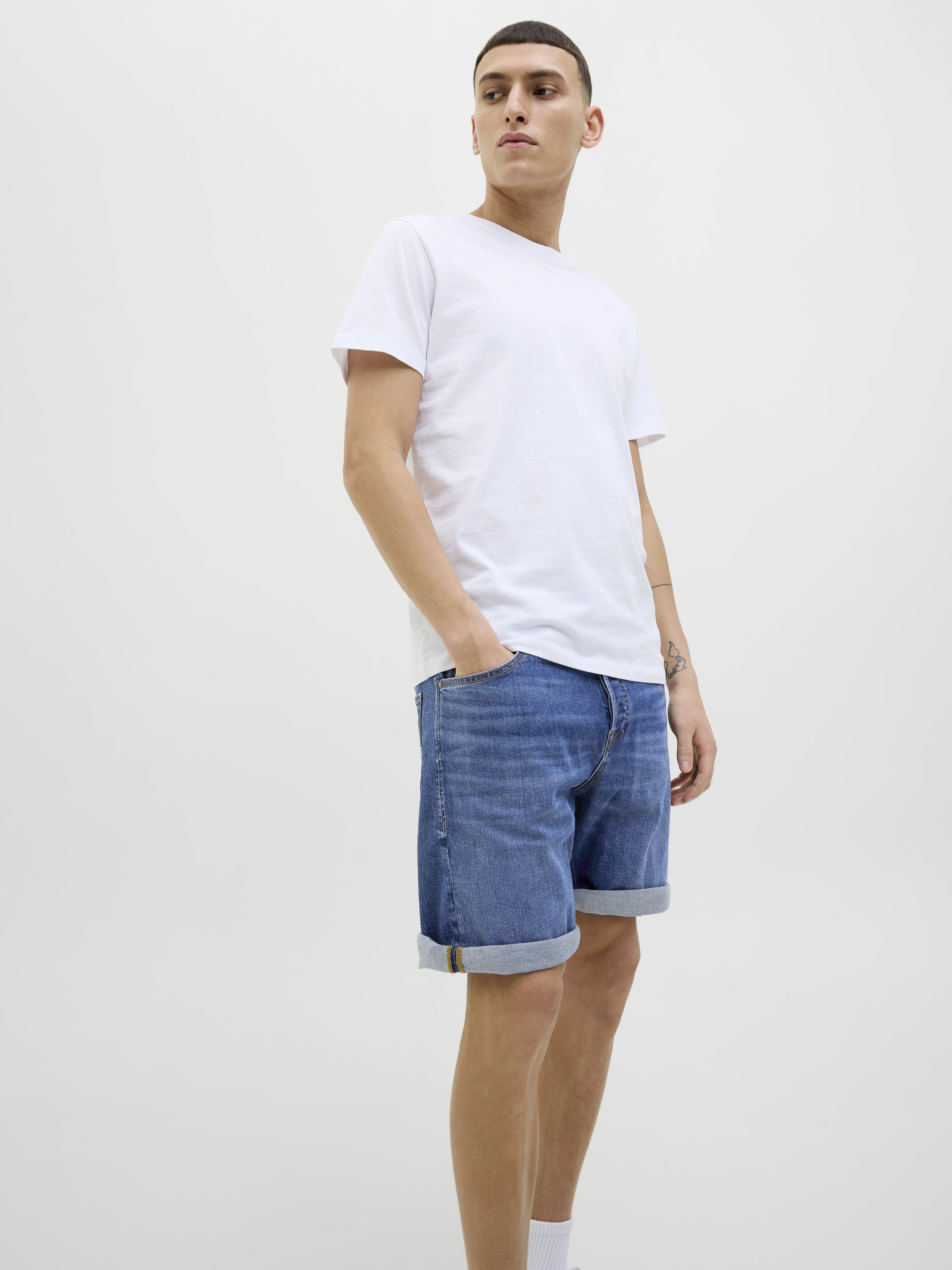 Jack & Jones - Férfi farmer rövidnadrág