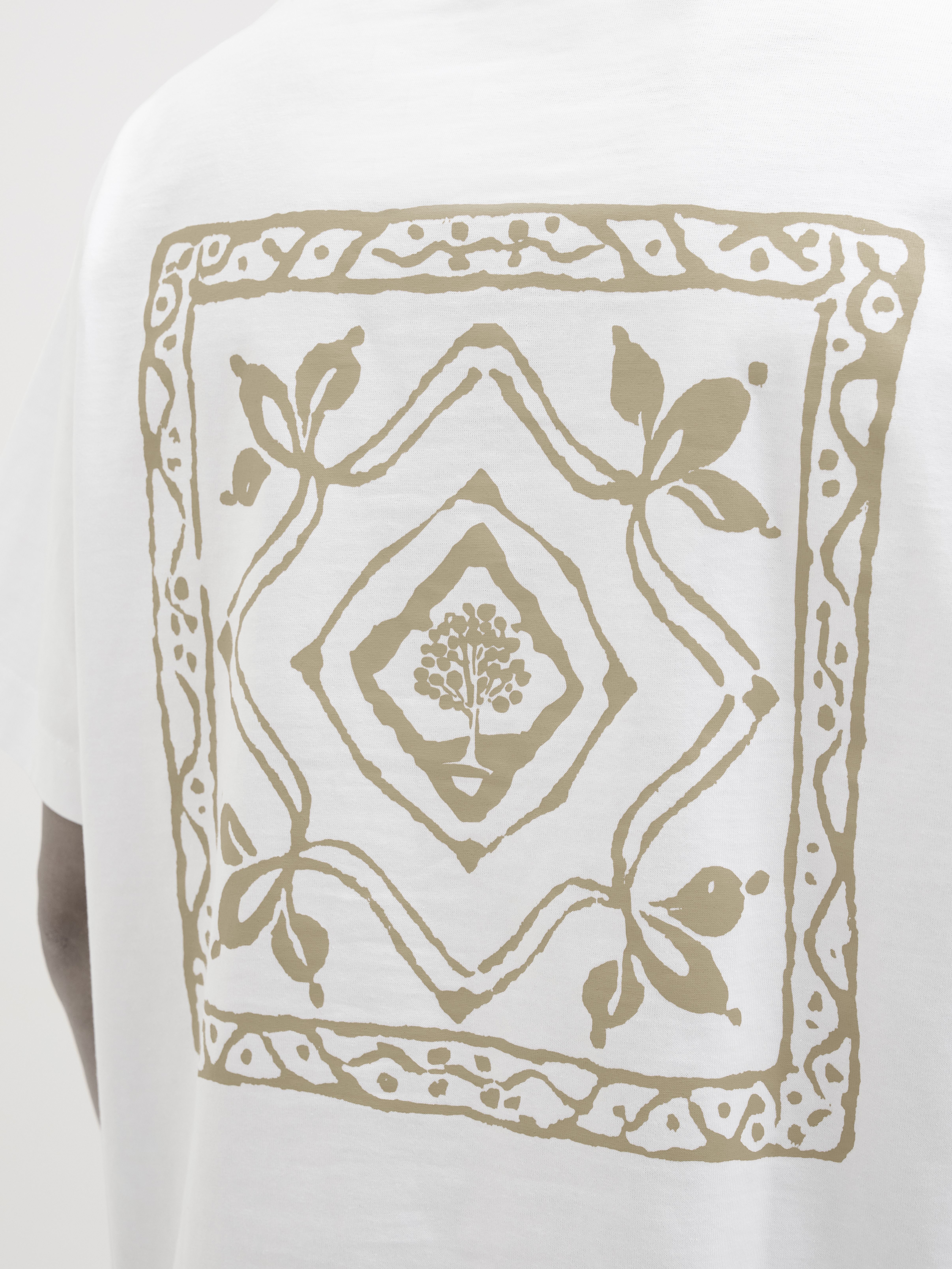 Jack & Jones - Paros Easter Sketch / Bright White - Férfi póló