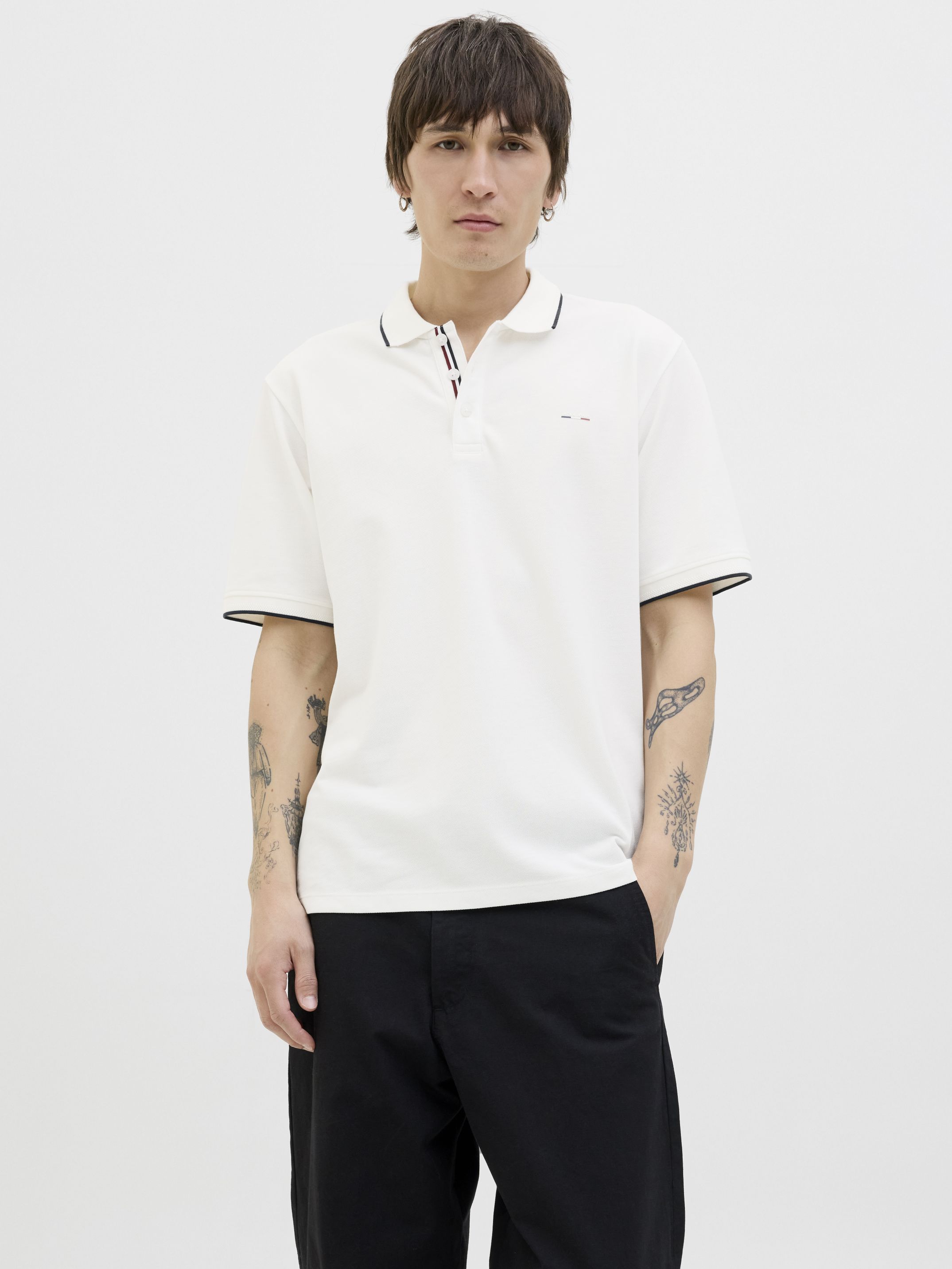 Jack & Jones - Galléros Férfi póló