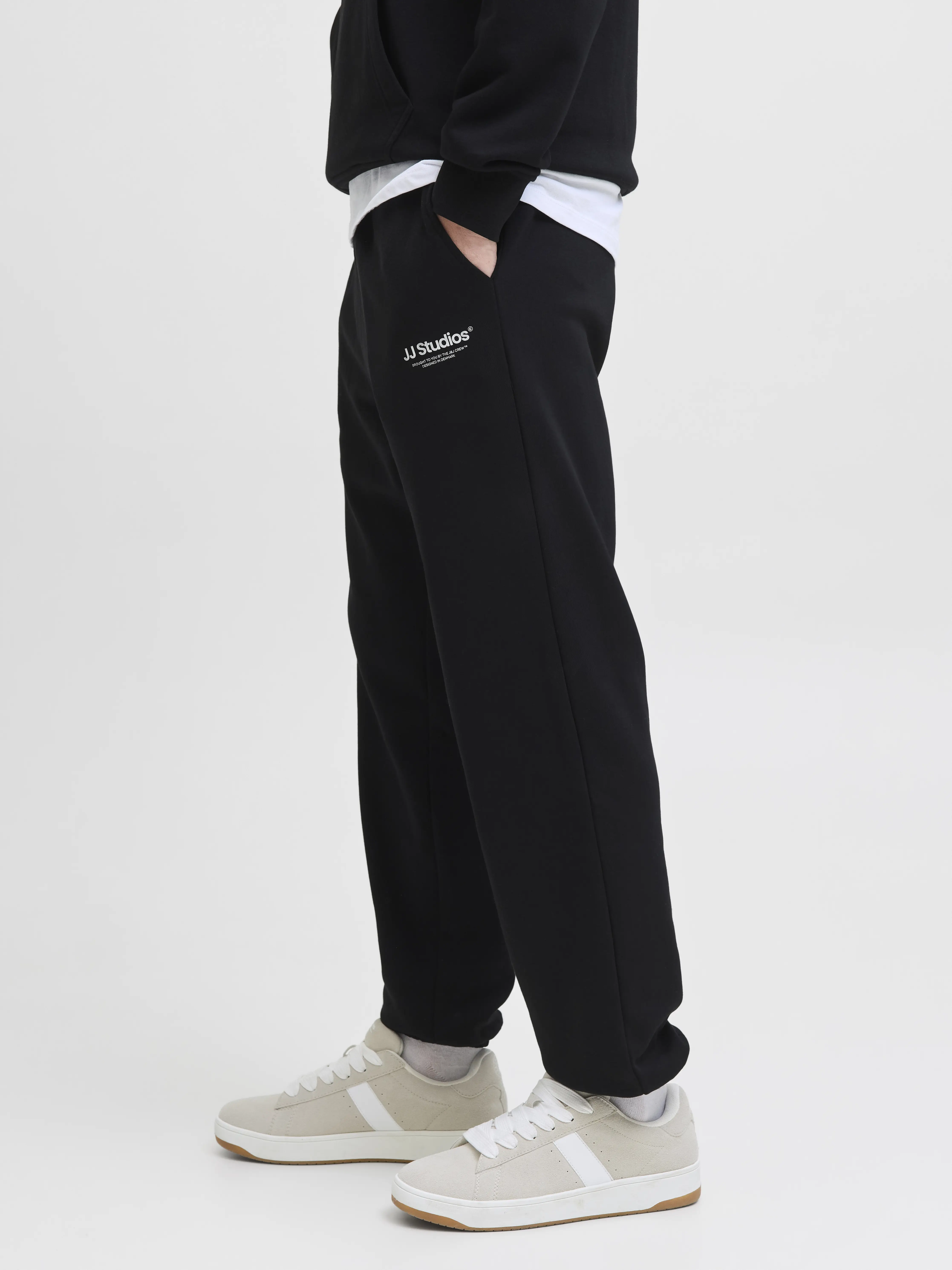 Jack & Jones - KANE / Black - Férfi melegítő nadrág