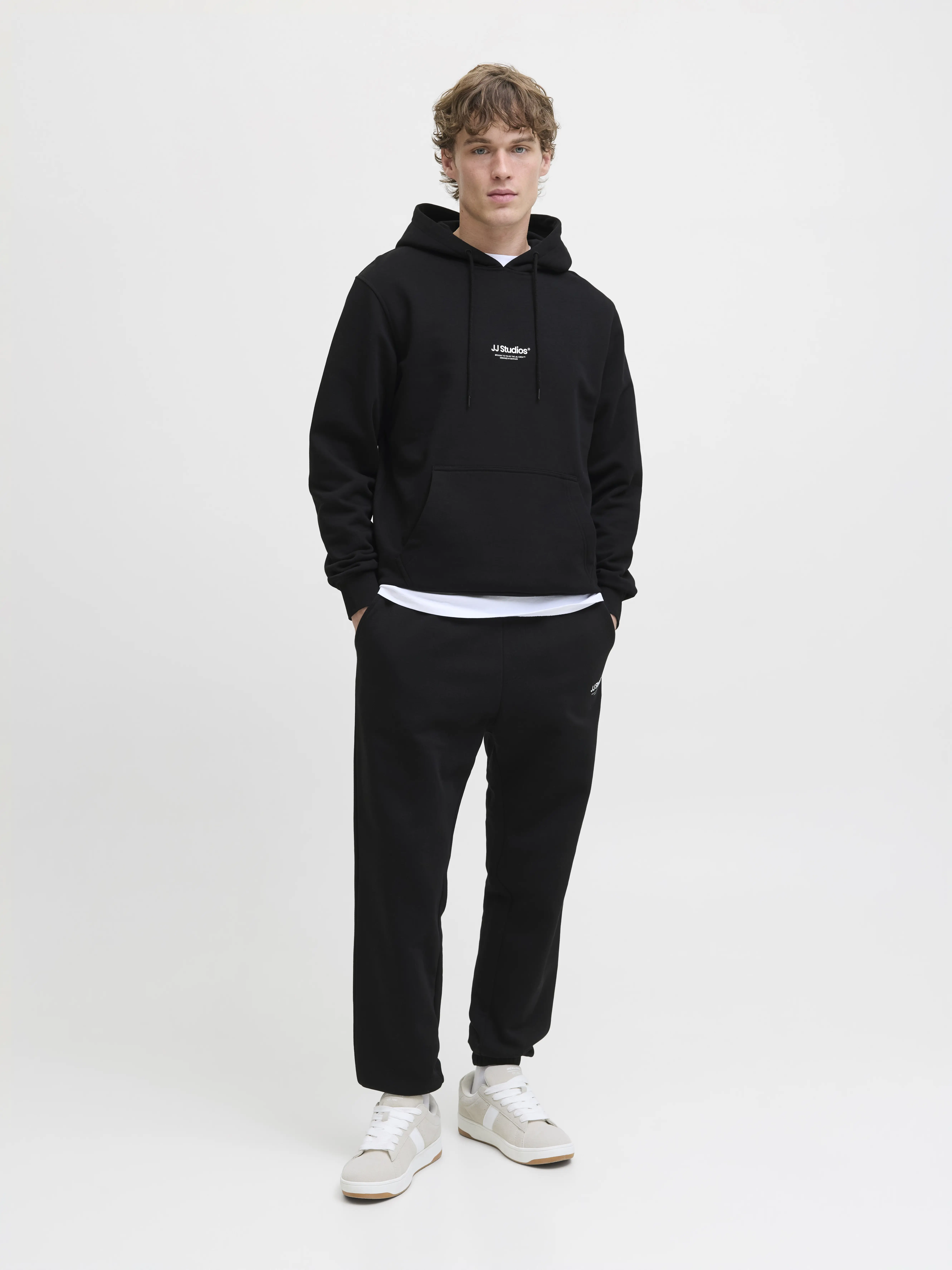 Jack & Jones - KANE / Black - Férfi melegítő nadrág