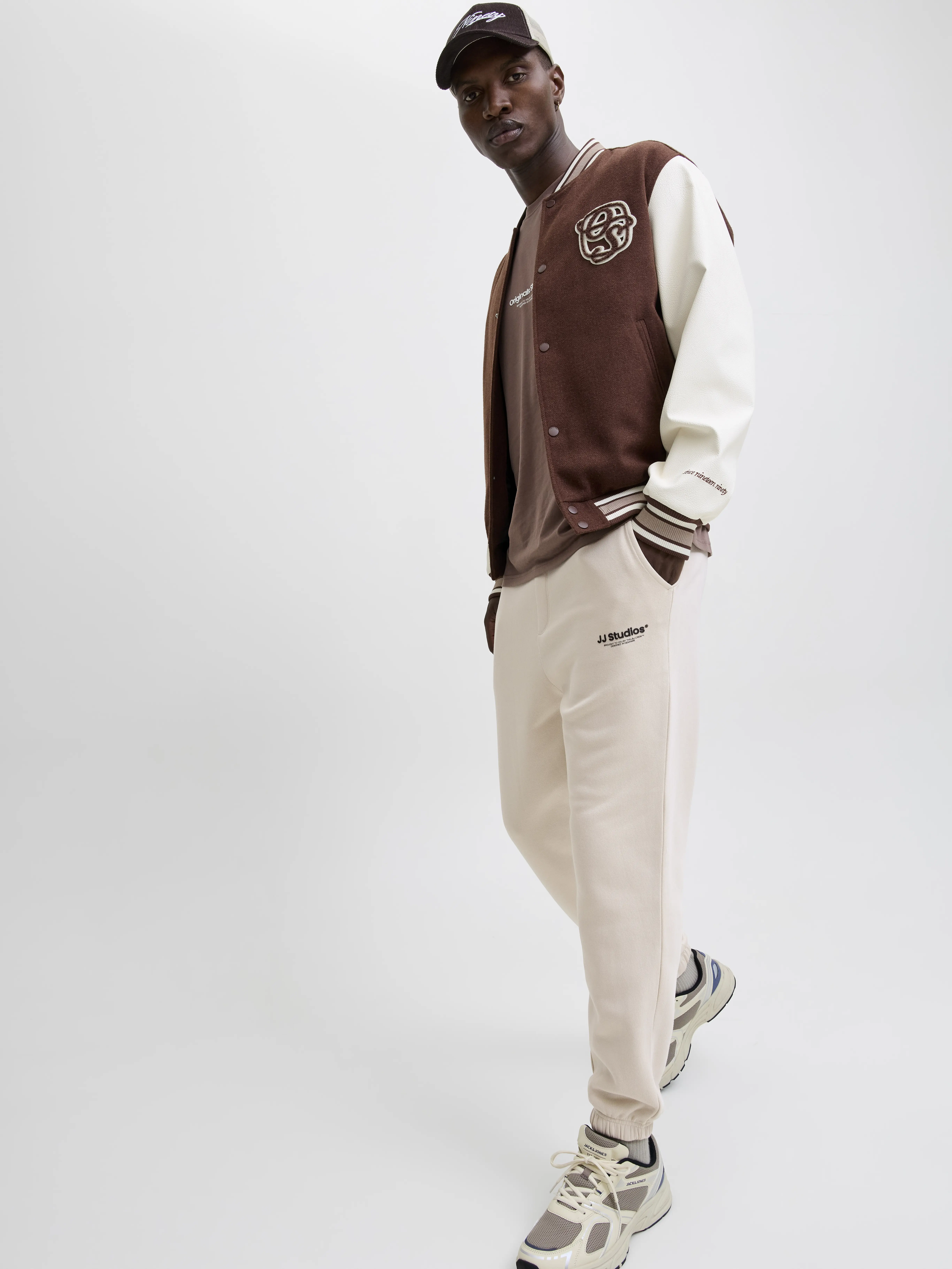 Jack & Jones - KANE / Grey - Férfi melegítő nadrág