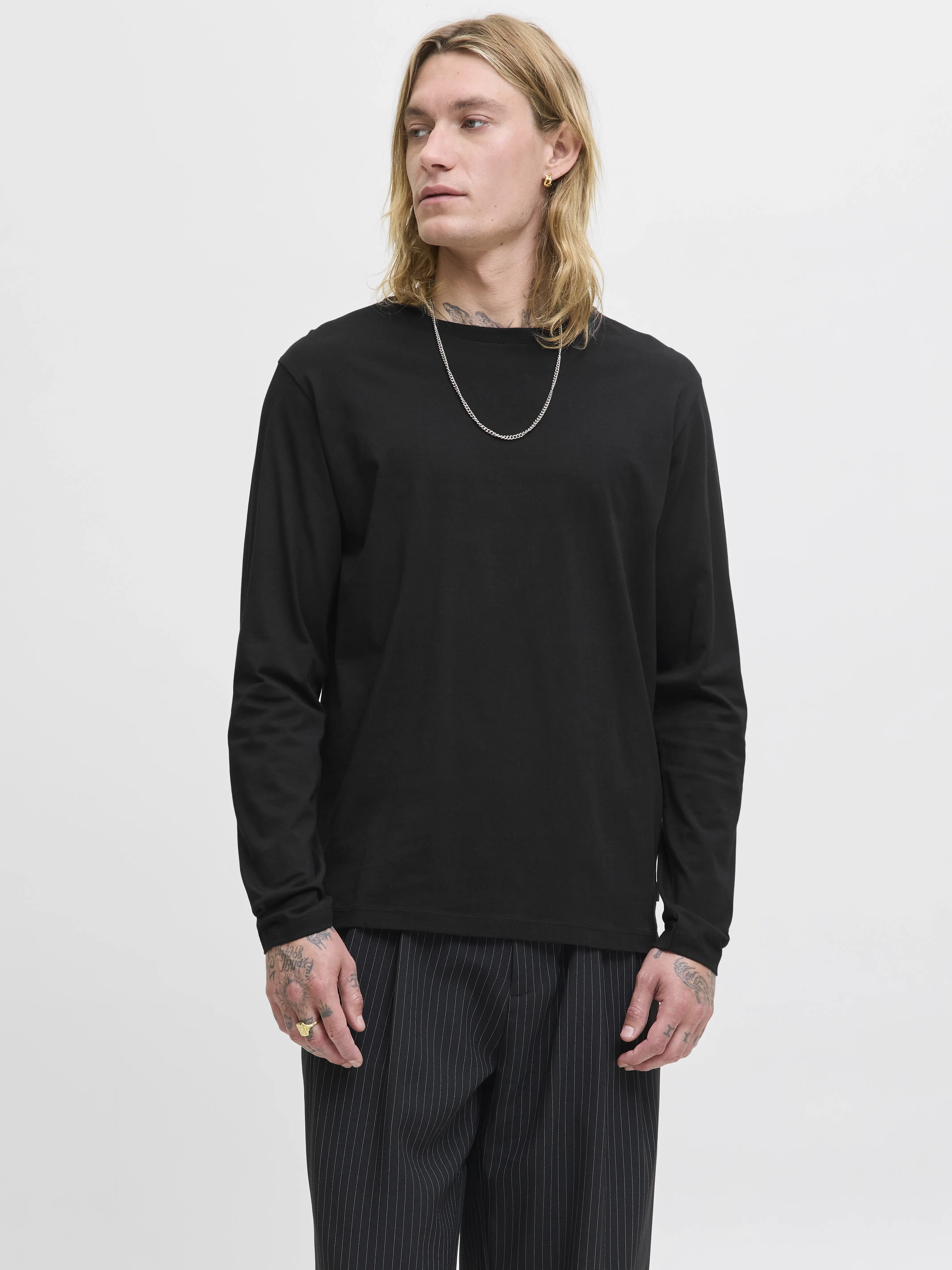 Jack & Jones - ORGANIC / Black - Férfi póló