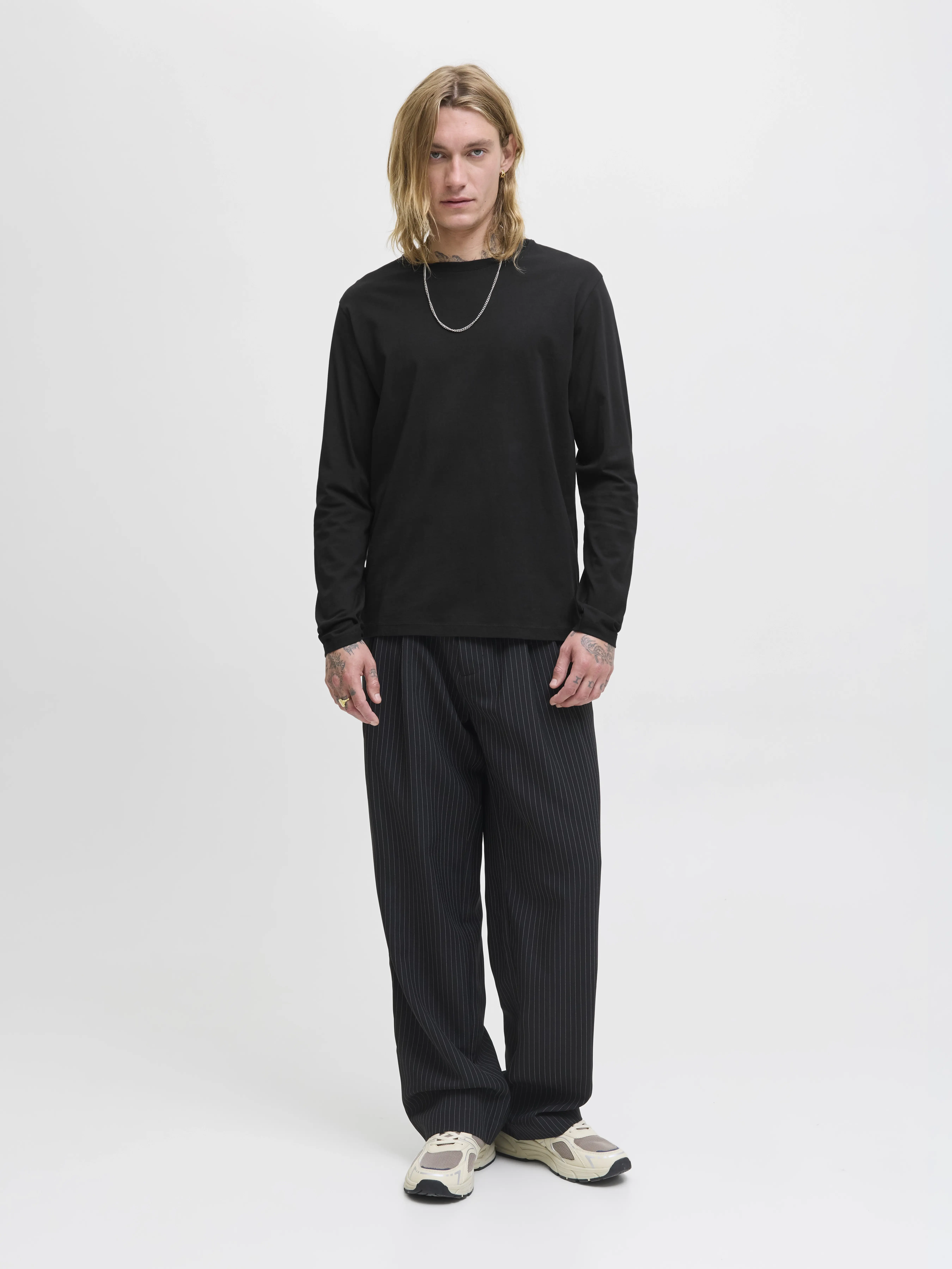 Jack & Jones - ORGANIC / Black - Férfi póló