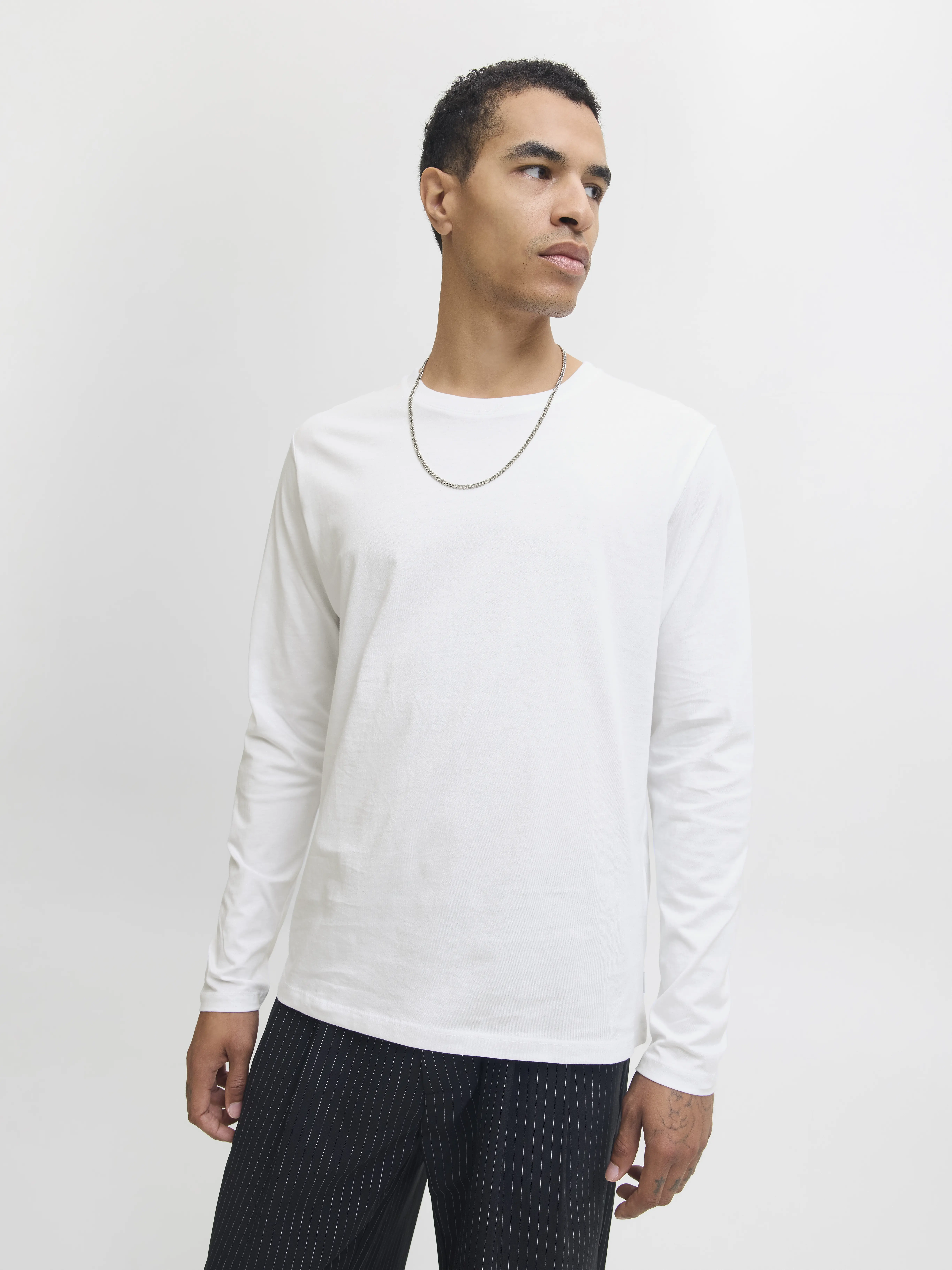 Jack & Jones - ORGANIC / White - Férfi póló