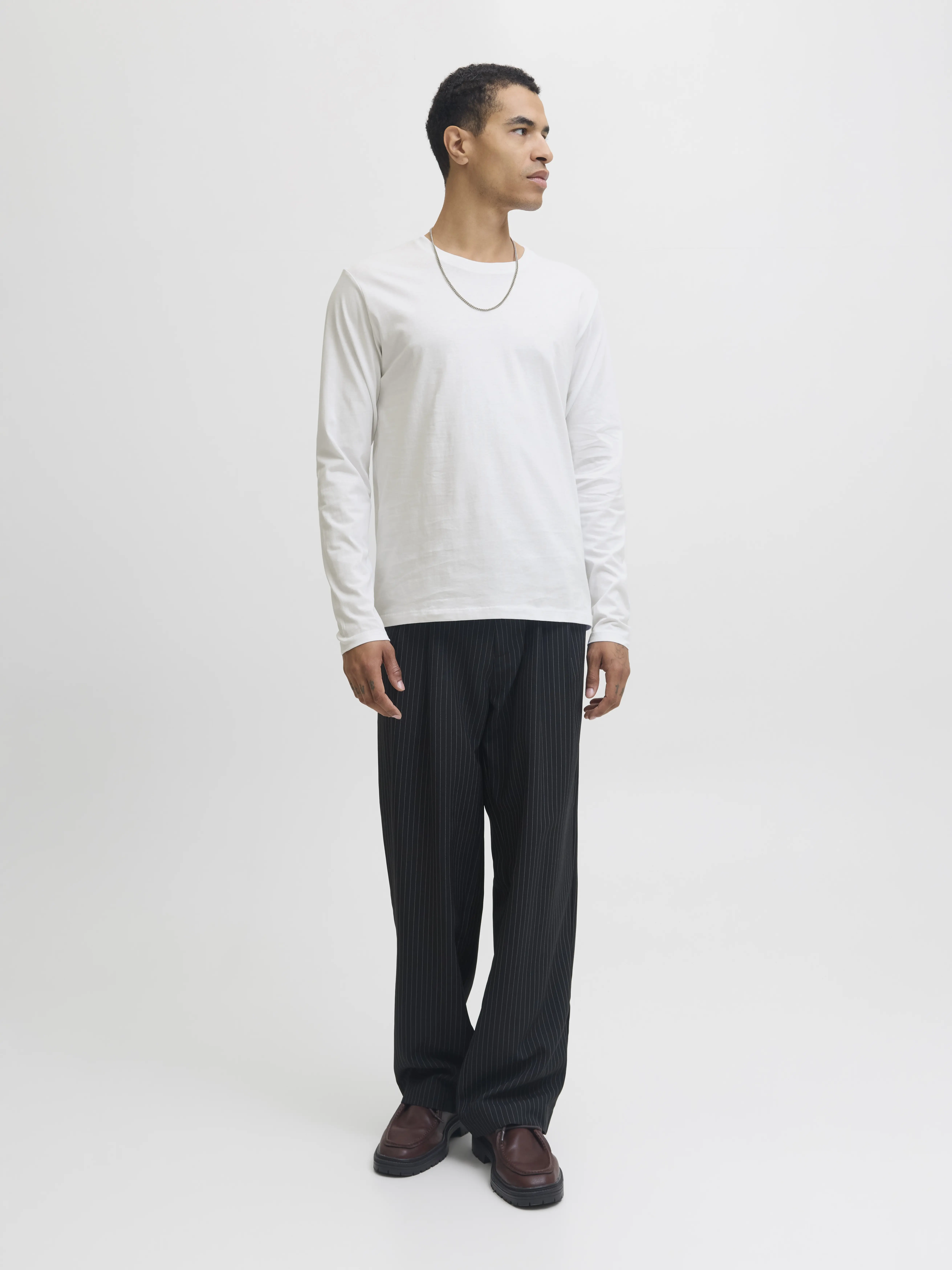 Jack & Jones - ORGANIC / White - Férfi póló